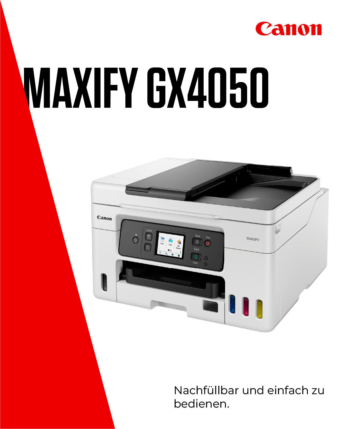 Canon All-in-oneprinter MAXIFY GX4050 4-in-1 megatank multifunctioneel systeem