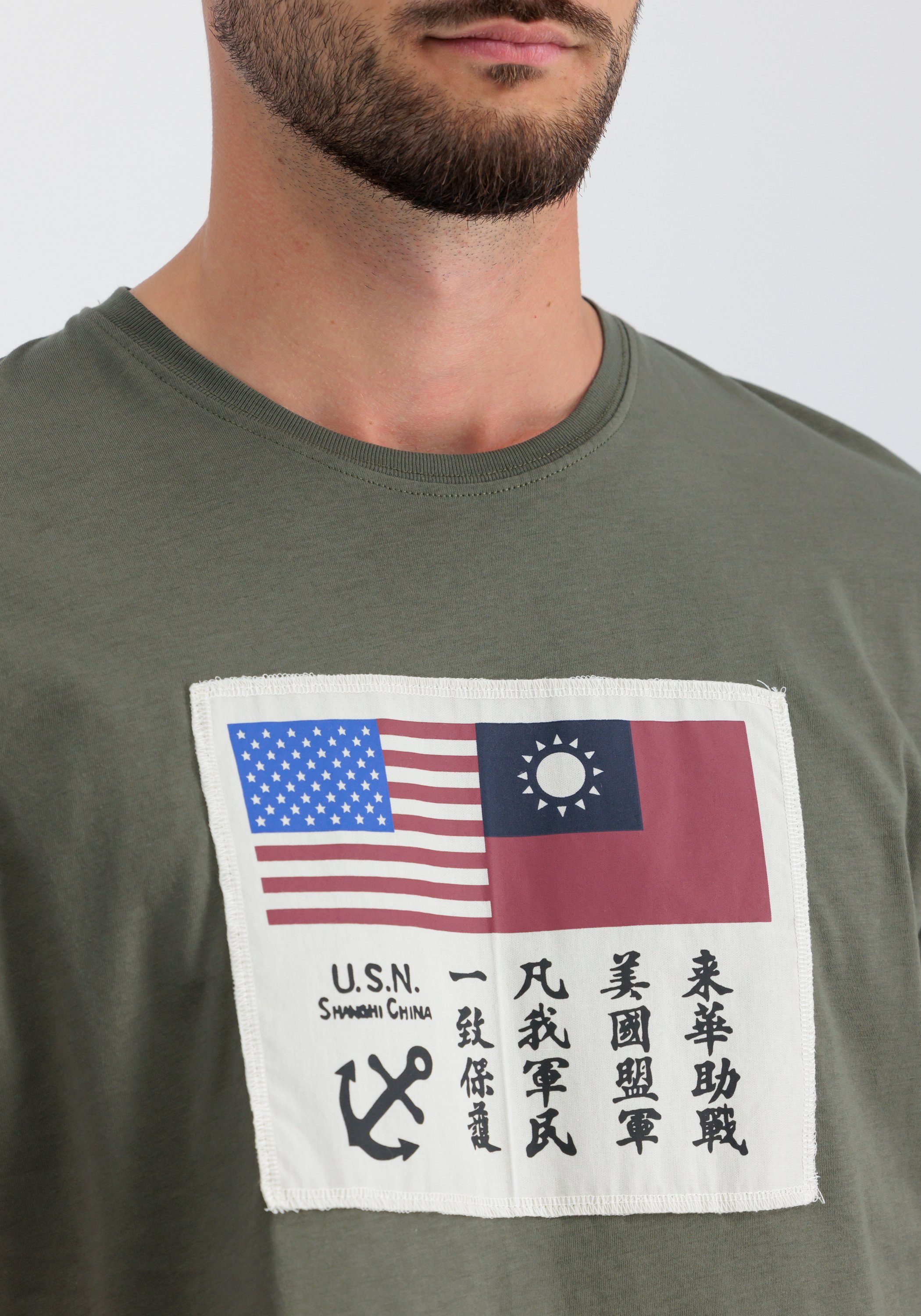 Alpha Industries T-shirt Men T-Shirts USN Blood Chit T
