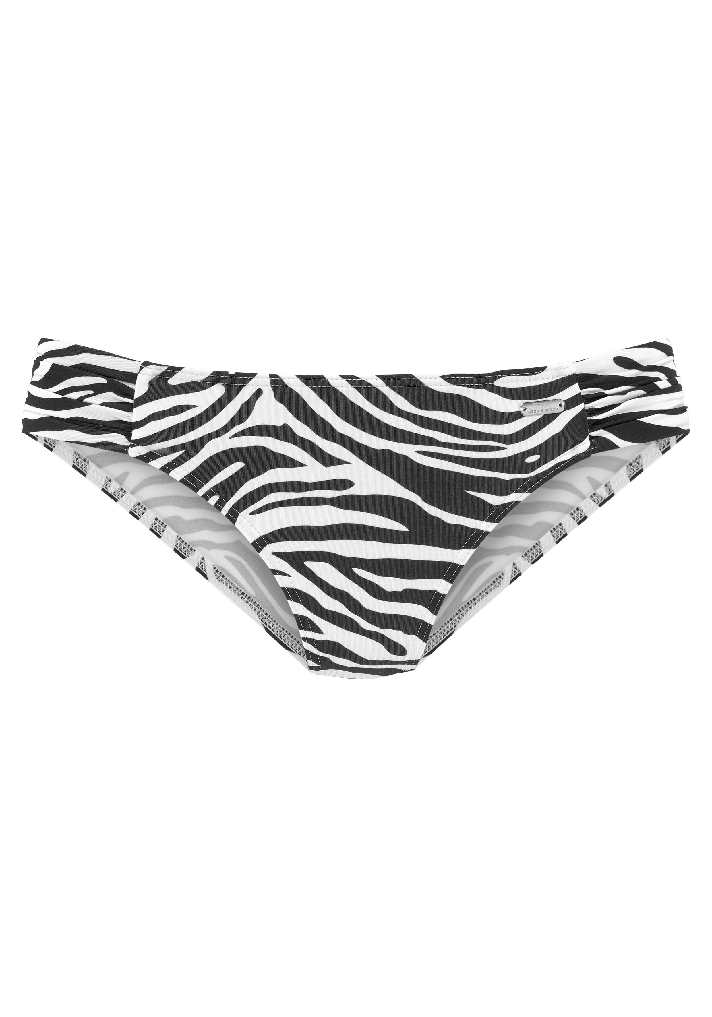 Venice Beach Bikinibroekje Fjella met aangerimpelde inzetten