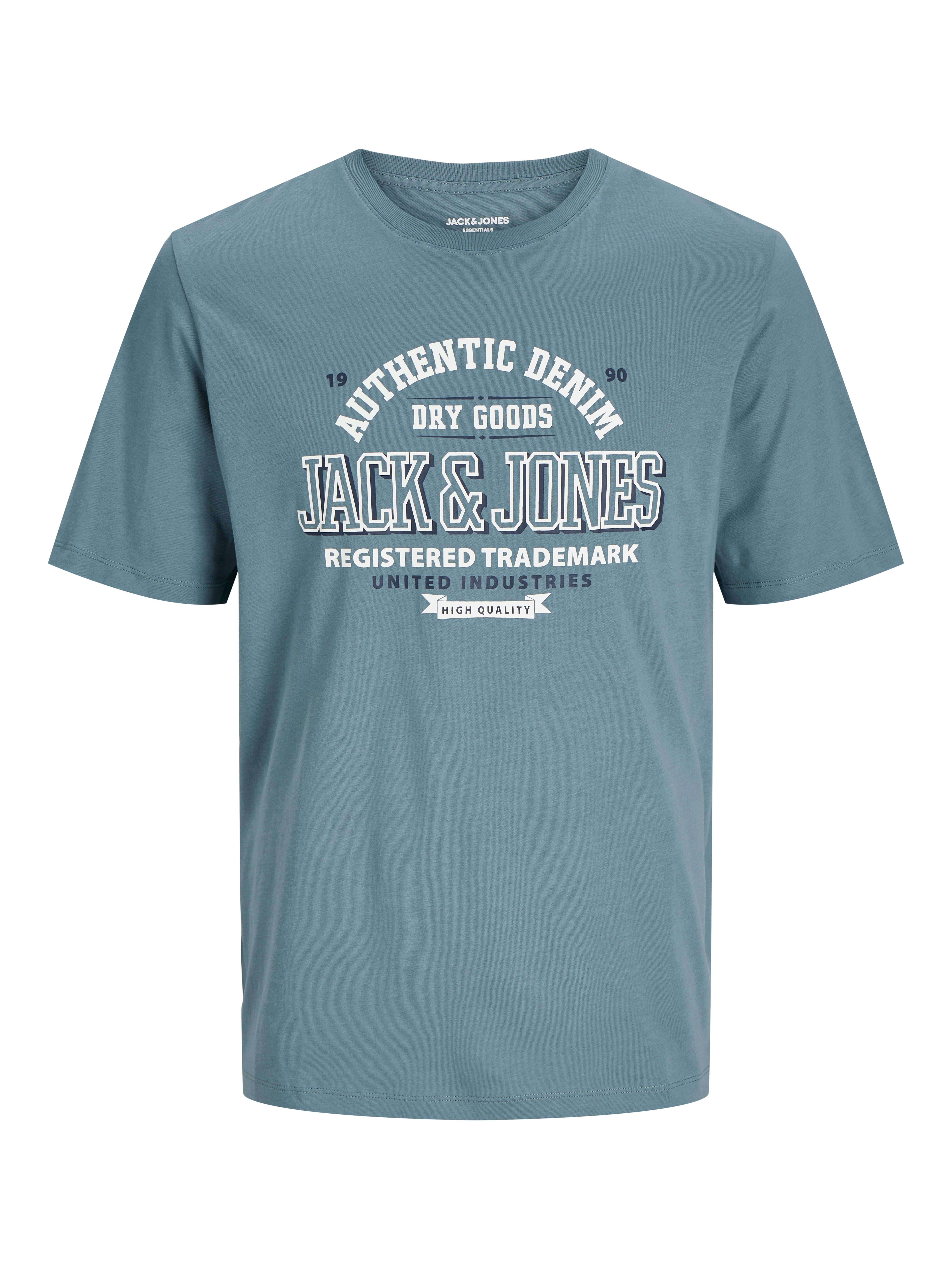 Jack & Jones PlusSize T-shirt JJELOGO TEE SS O-NECK 2 COL AW24 S PLS