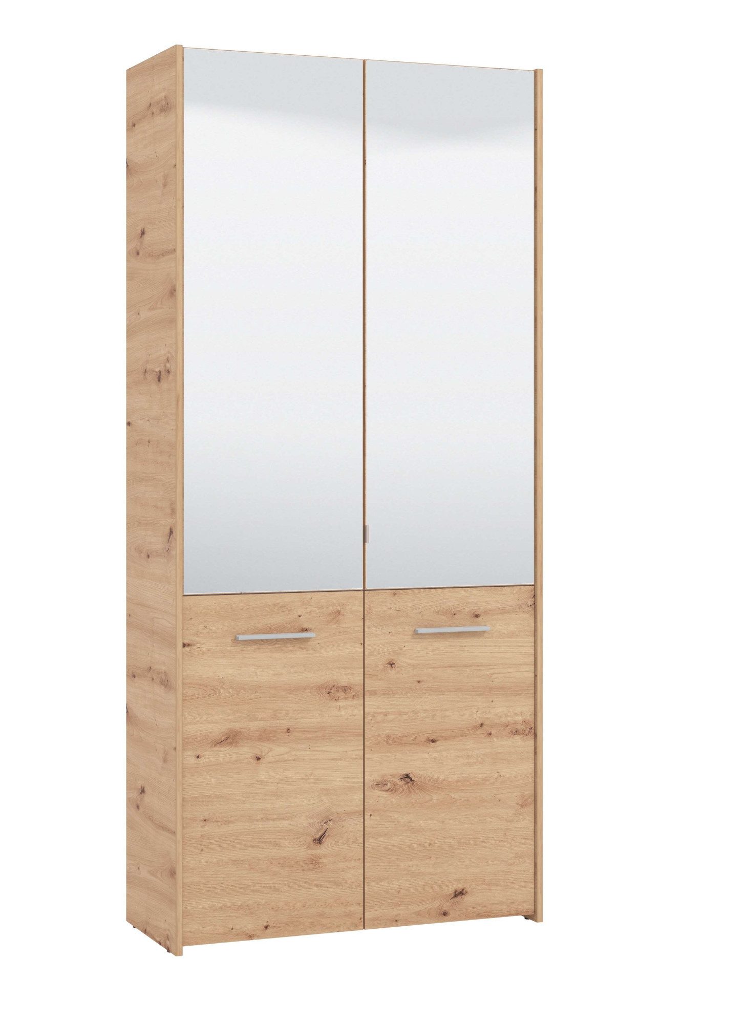 INOSIGN Schoenenkast Menorca schoenenkast, opslagkast, schoenenrek, breedte 90 cm met vier deuren, in moderne en elegante kleuren, met twee spiegels