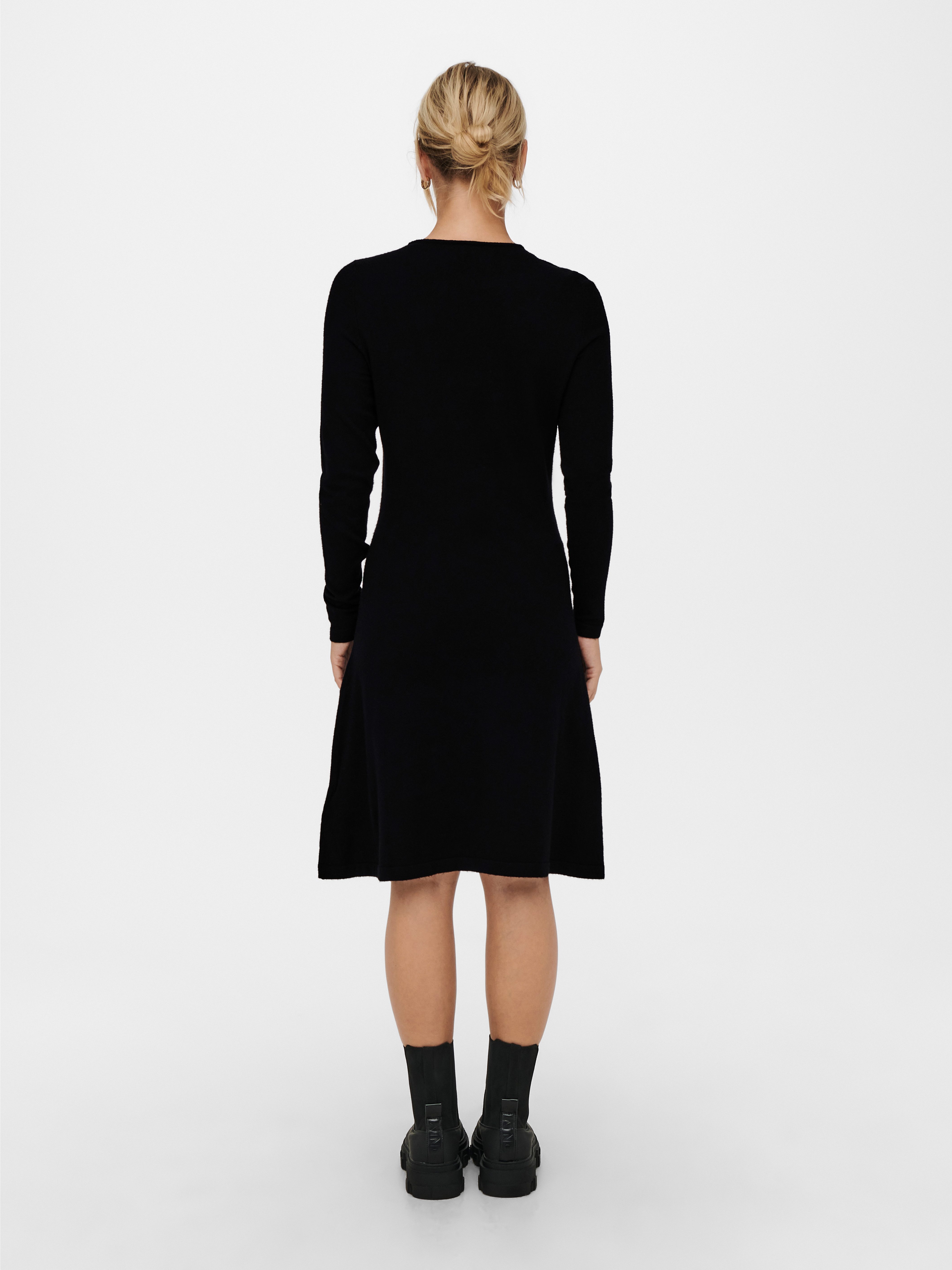 Only Gebreide jurk ONLNEW DALLAS O-NECK DRESS KNT