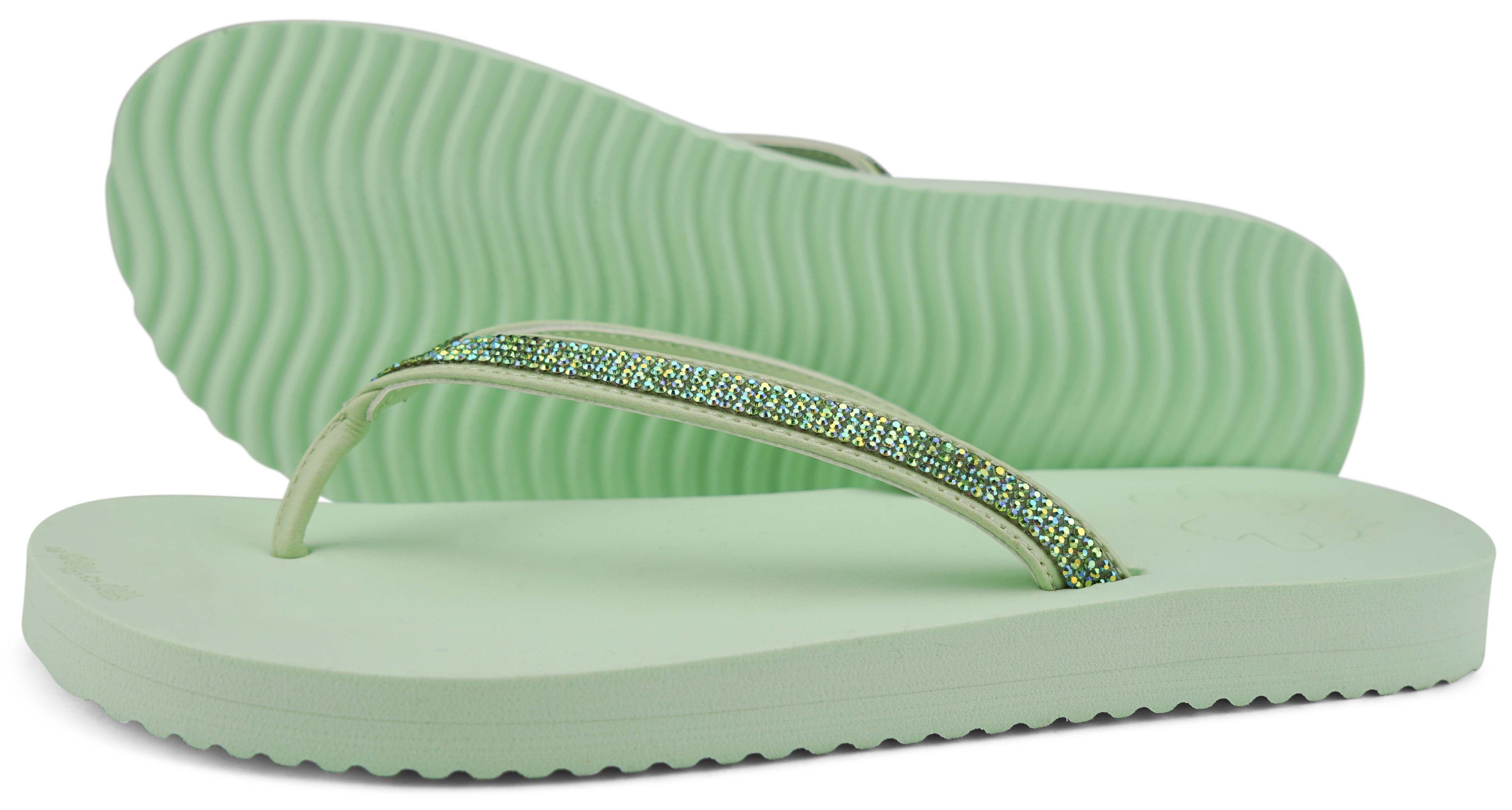 Flip Flop Teenslippers Flip* zomerschoen, slippers, poolslides met glinsterende bandjes
