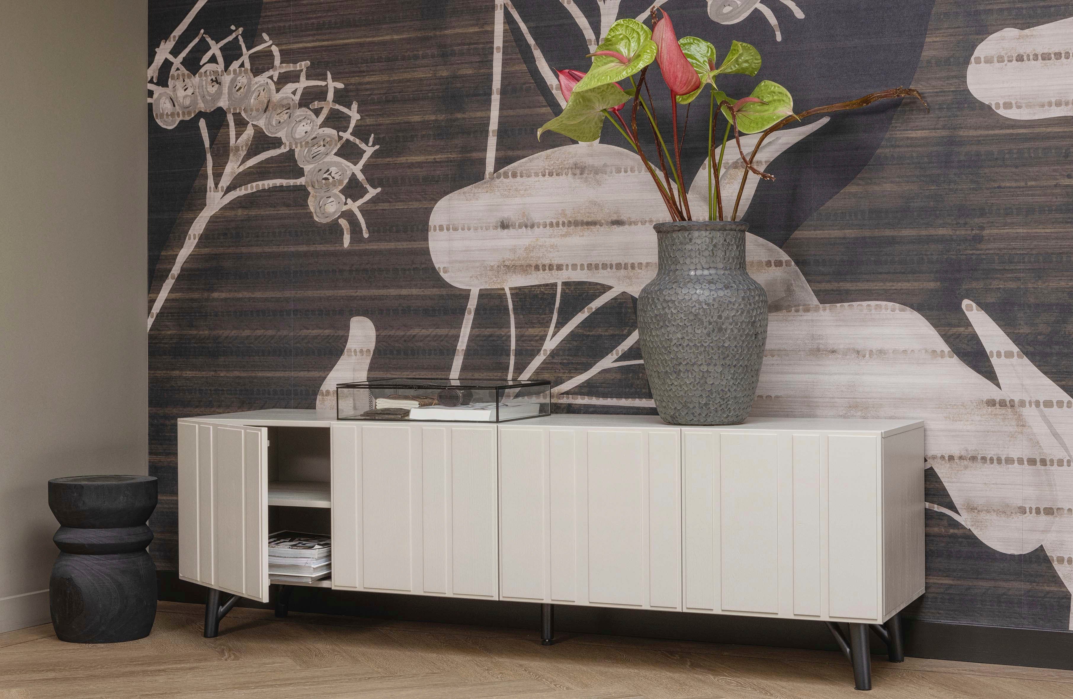 WOOOD Tv-meubel Miller TV-dressoir Commode met duidelijke lijnen, H 56 cm x B 181 cm