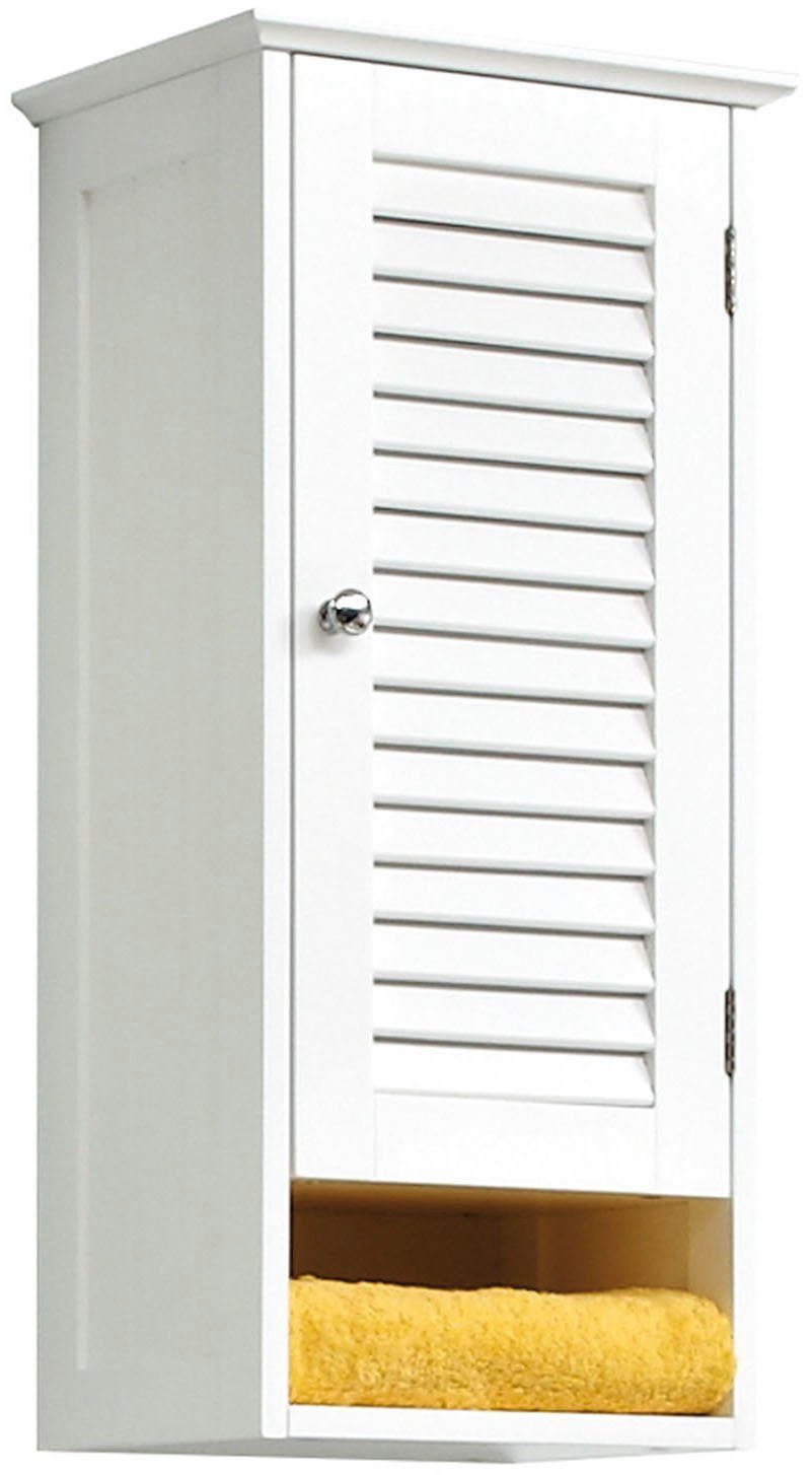 Saphir Badkamerserie Quickset 928 5-delig, wastafelonderkast met spiegel Hoge kast, onderkast, hangend kastje, 6 deuren, glanzend wit (5-delig)