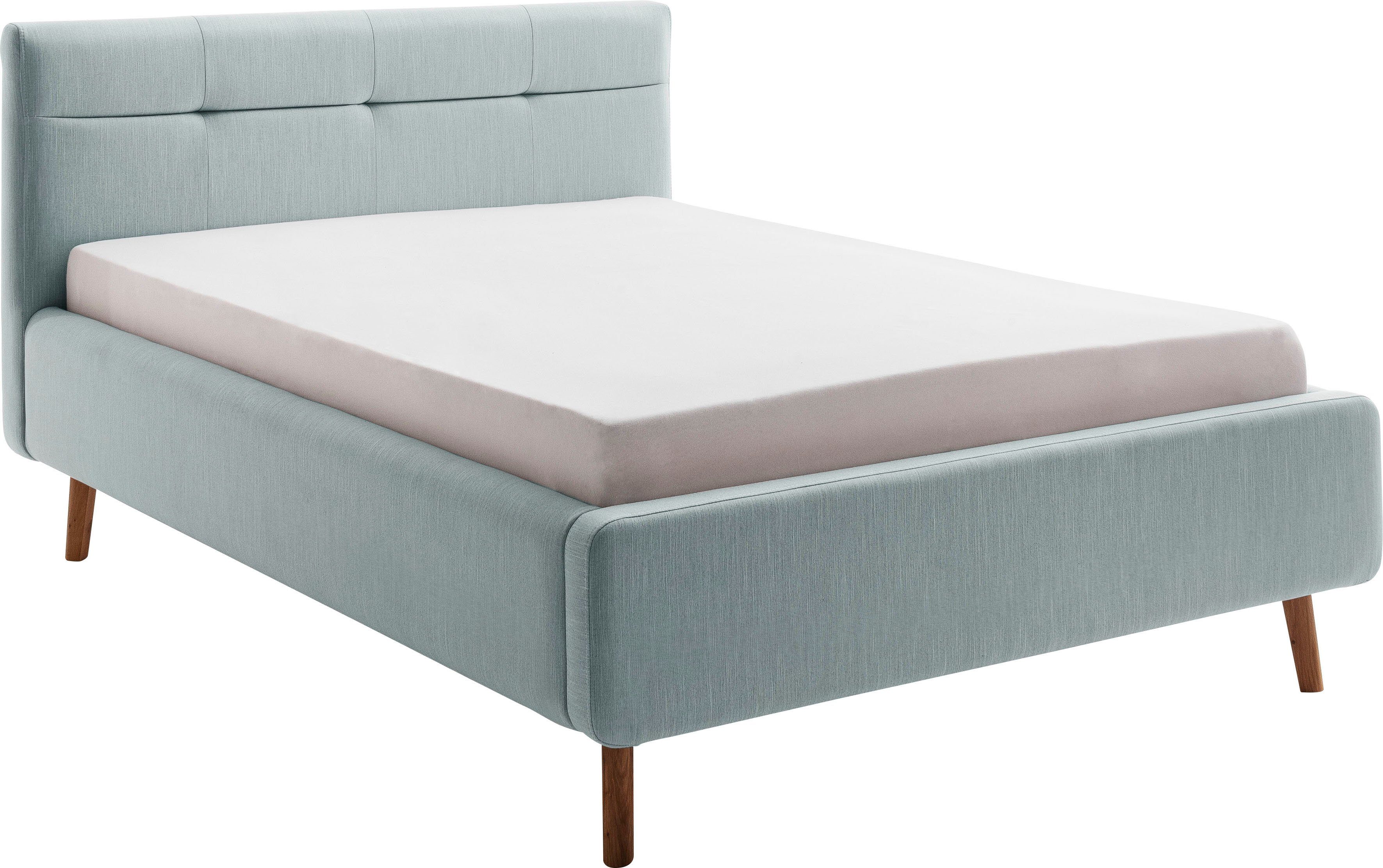 meise.möbel Gestoffeerd bed Lotte met lattenbodem en bedkist