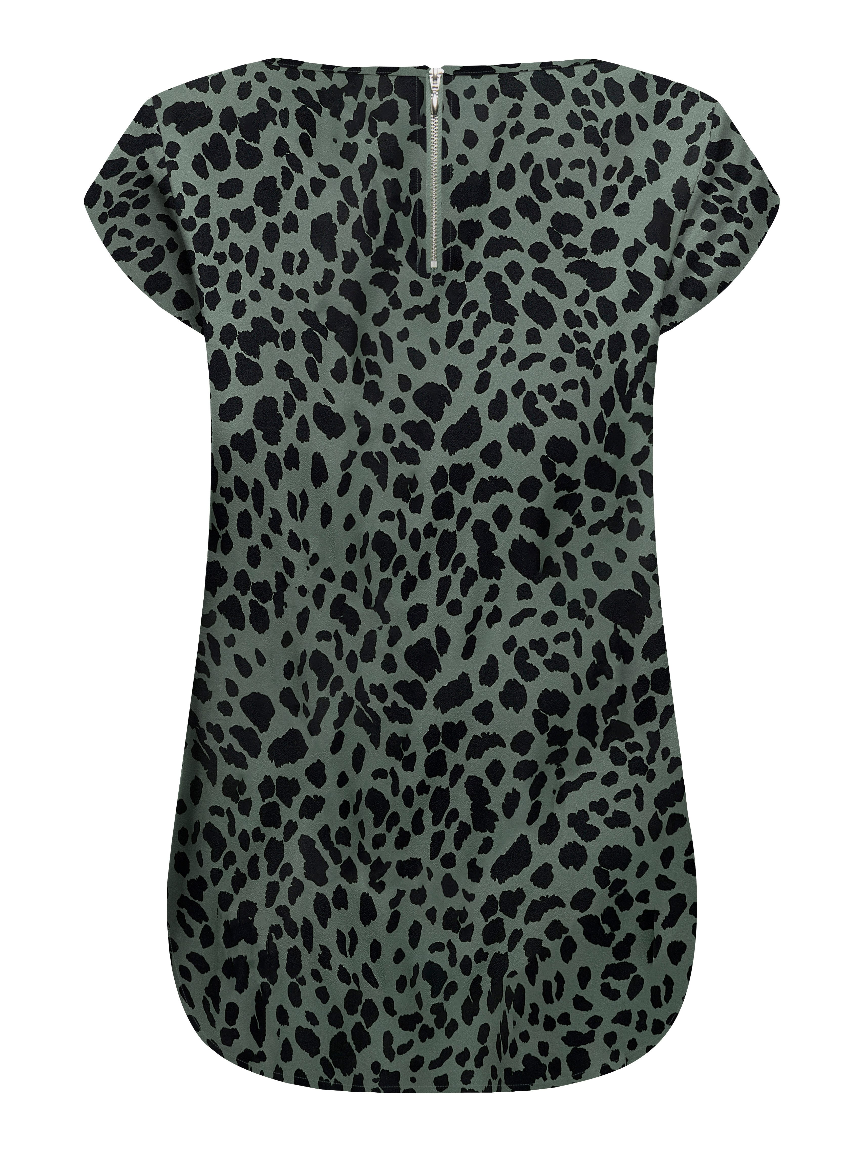 Only Shirtblouse ONLVIC S/S AOP TOP NOOS PTM
