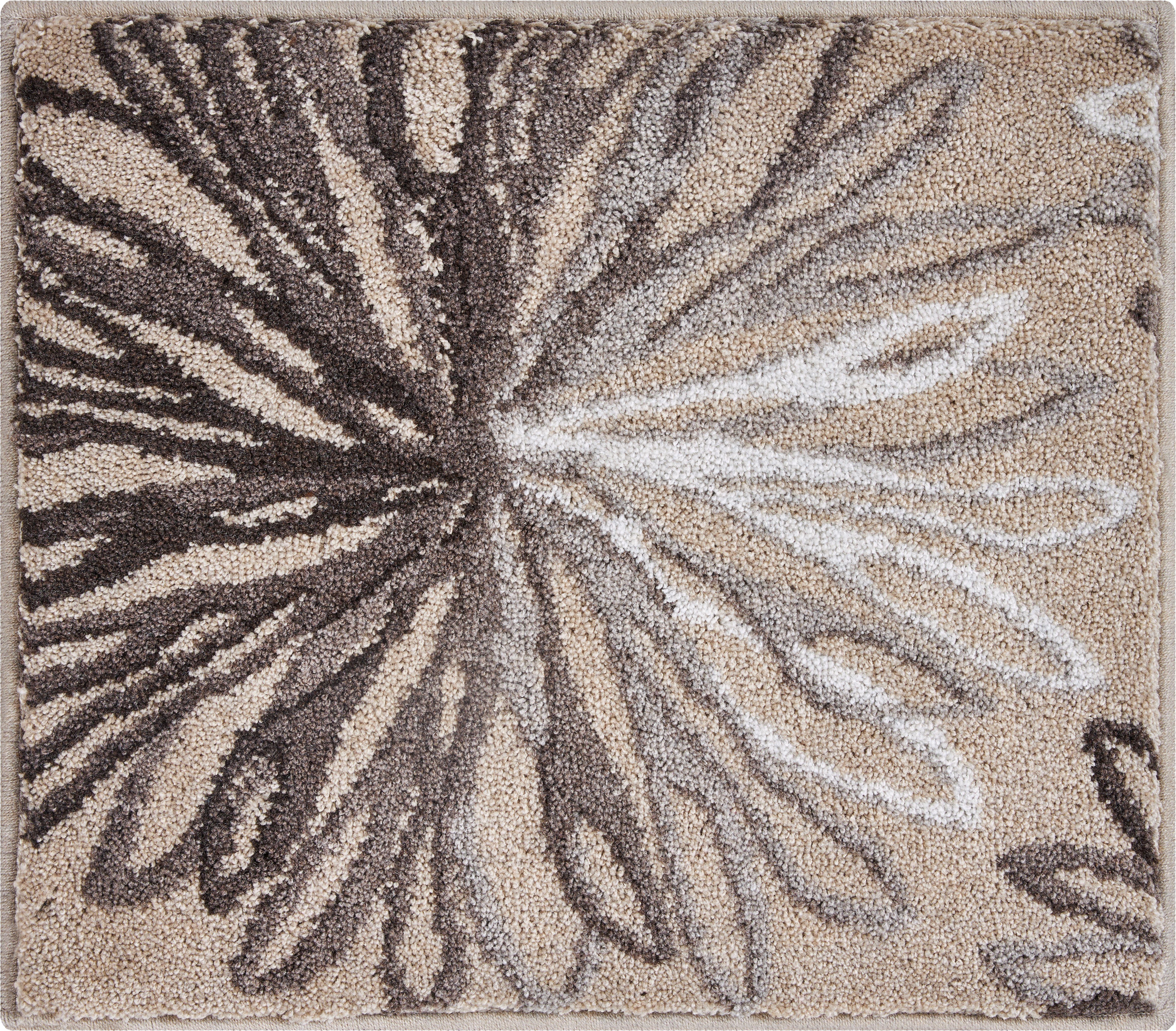 Grund Badmat ART bloemig patroon, elegante badmat (1 stuk)