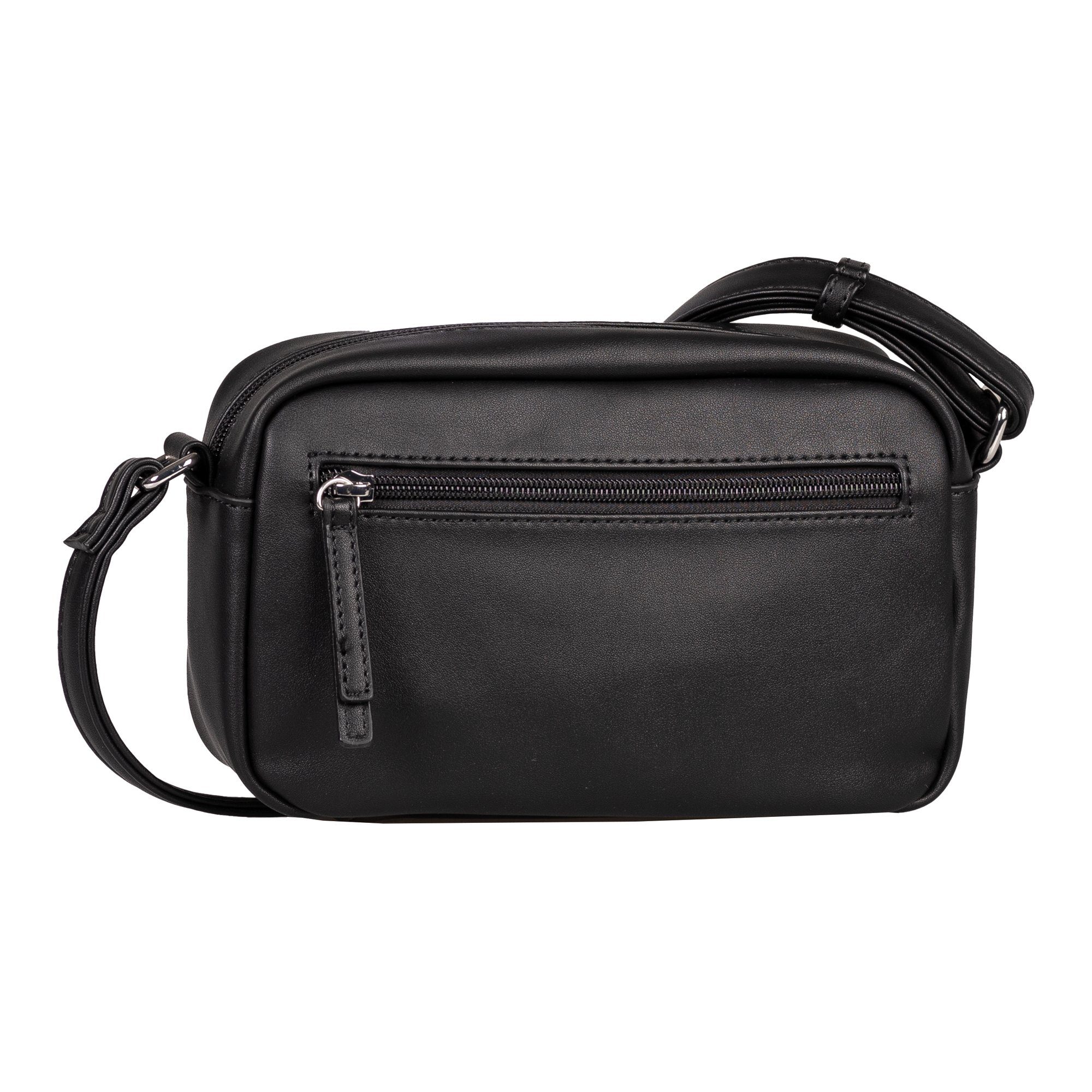 Tom Tailor Schoudertas Mirenda Schoudertas met allover logoprint en randkleur