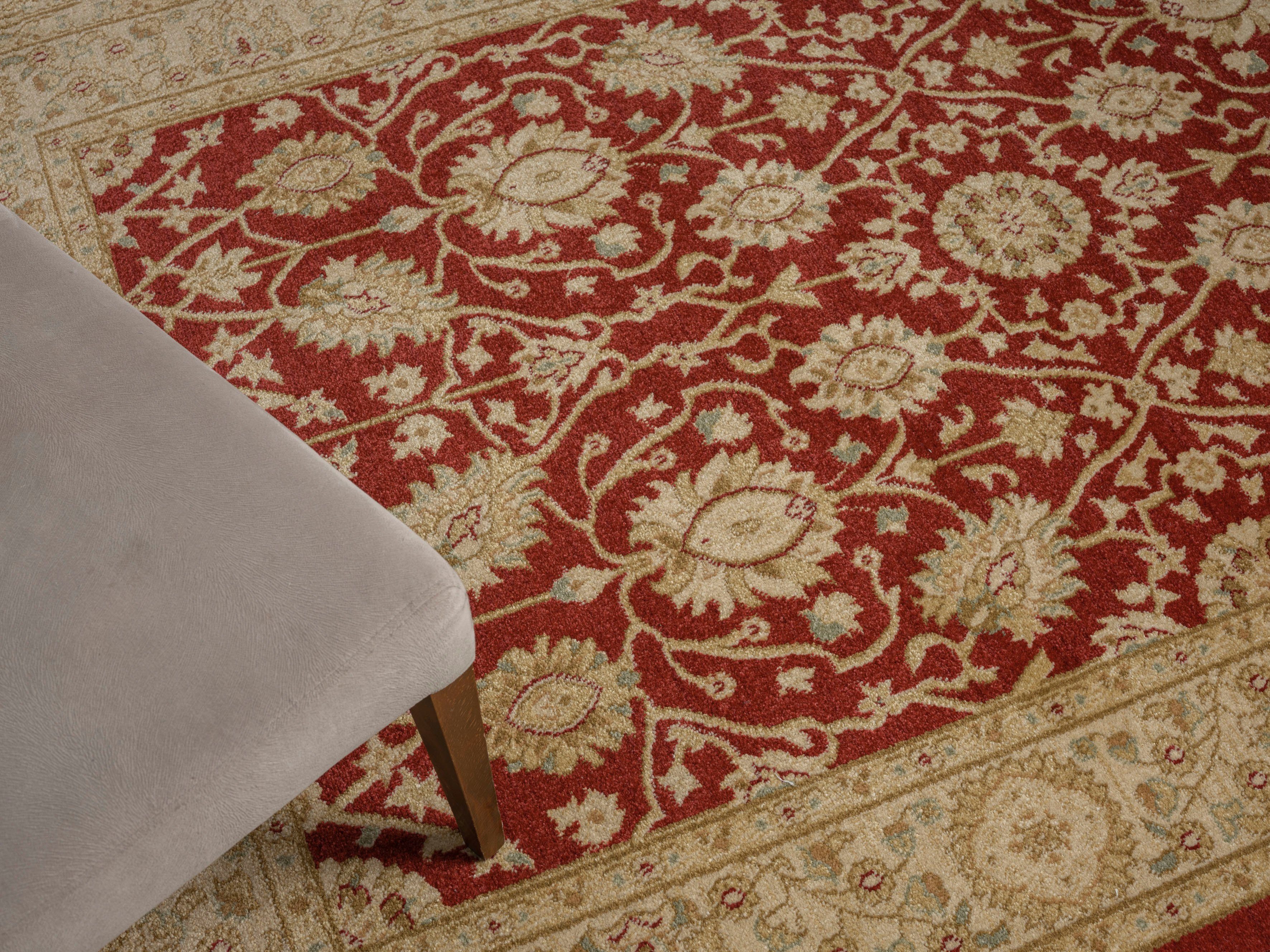 Myflair Möbel & Accessoires Vloerkleed Maryam 1 voorraadopruiming Kortpolig, oosters uiterlijk, edele glans, met franjes, bijzonder zacht
