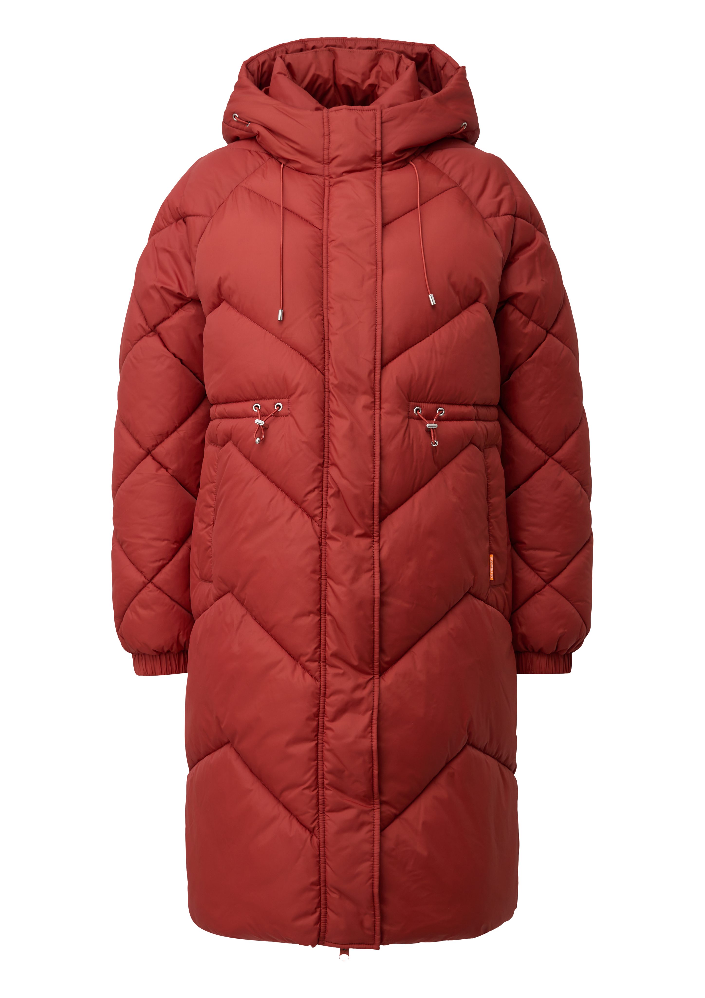 Q S designed by Gewatteerde jas met een capuchon