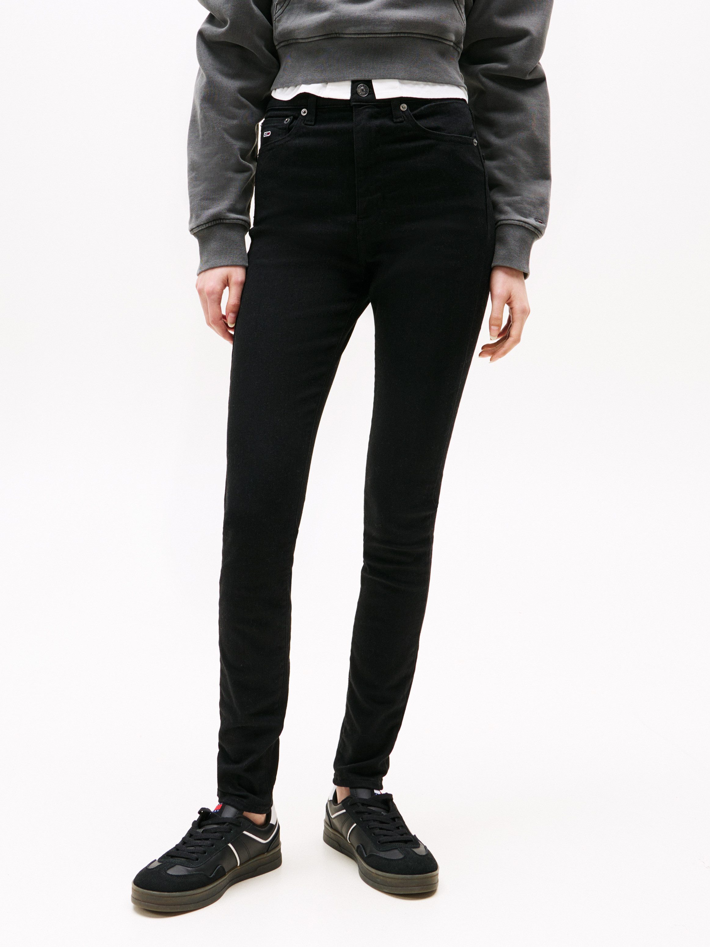 TOMMY JEANS Skinny fit jeans SYLVIA High Rise SKINNY Strak aansluitende denim jeans met hoge taille