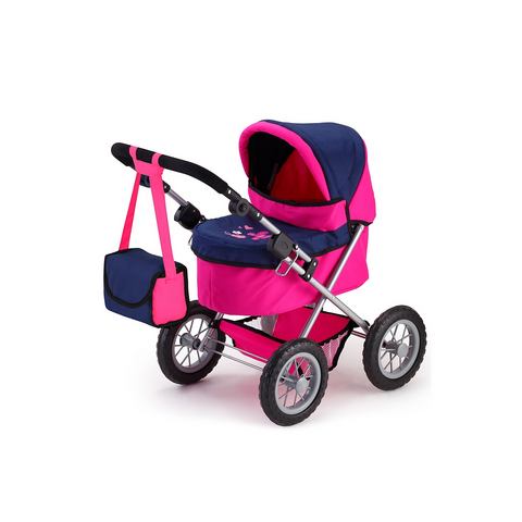 BAYER DESIGN Poppenwagen Trendy pink-blauw