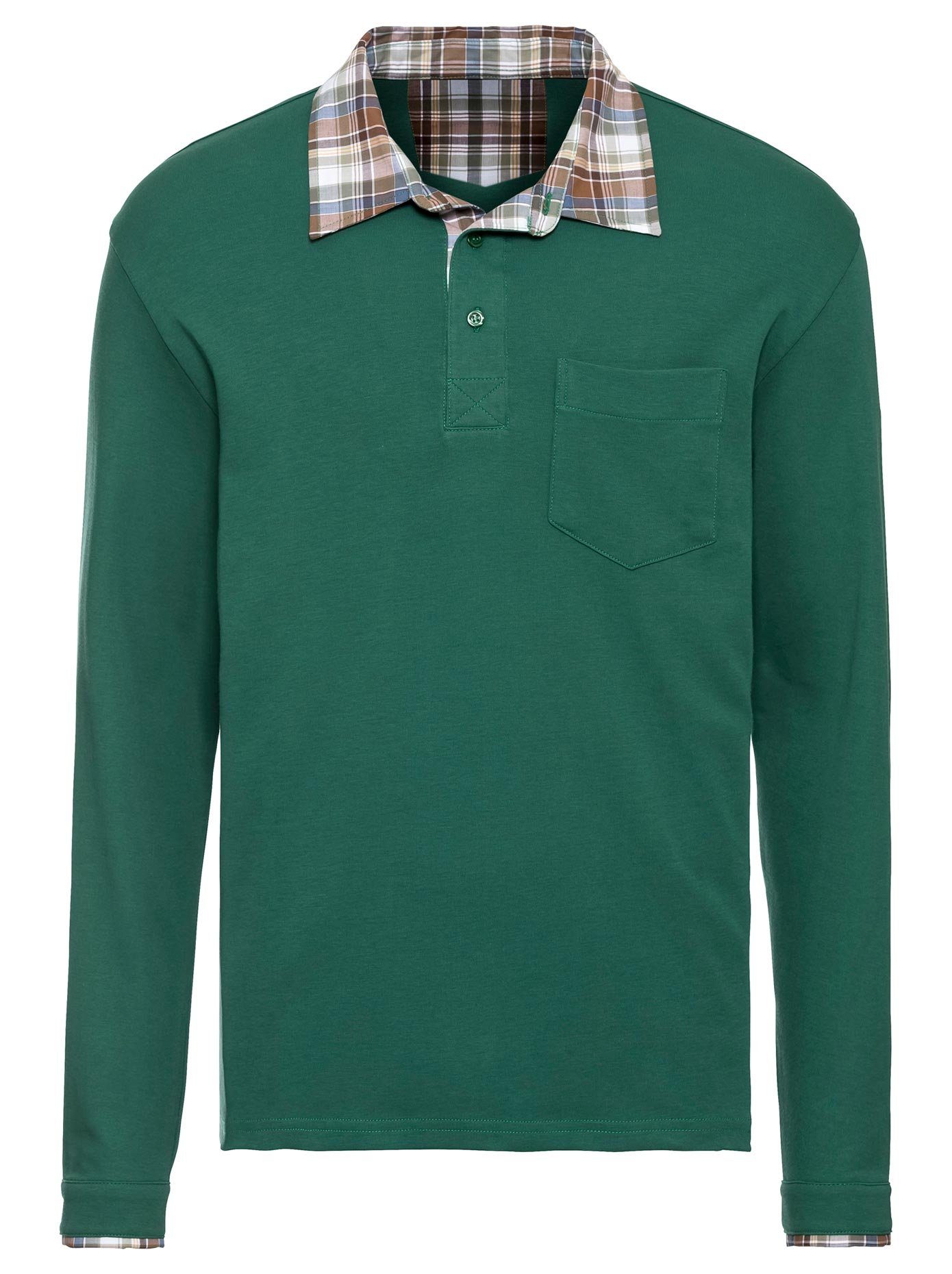 Classic Basics Poloshirt met lange mouwen (1-delig)