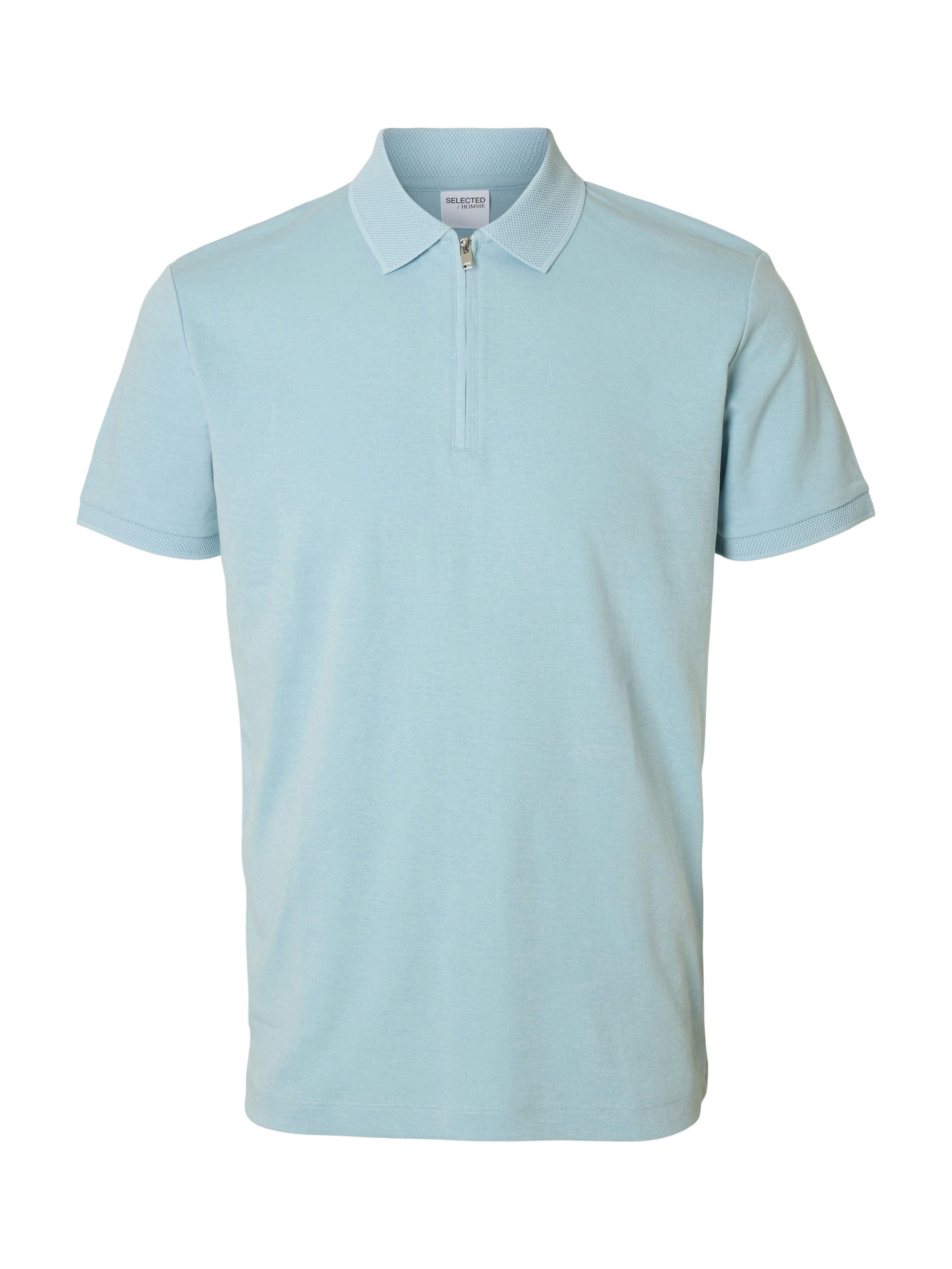 SELECTED HOMME Poloshirt SLHFAVE ZIP SS POLO NOOS
