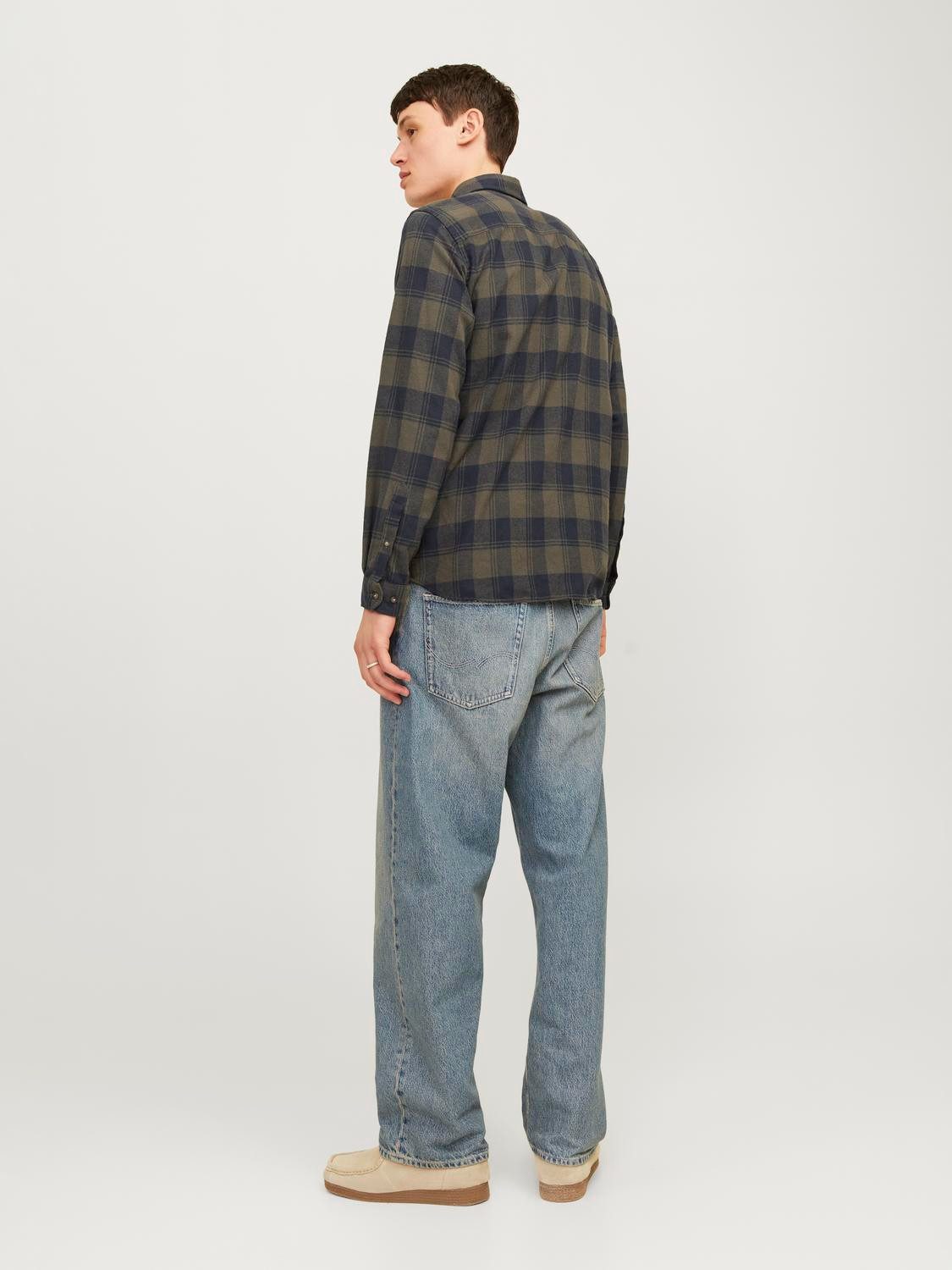 Jack & Jones Overhemd met lange mouwen JJJOSHUA FALL BUFFALO SHIRT LS