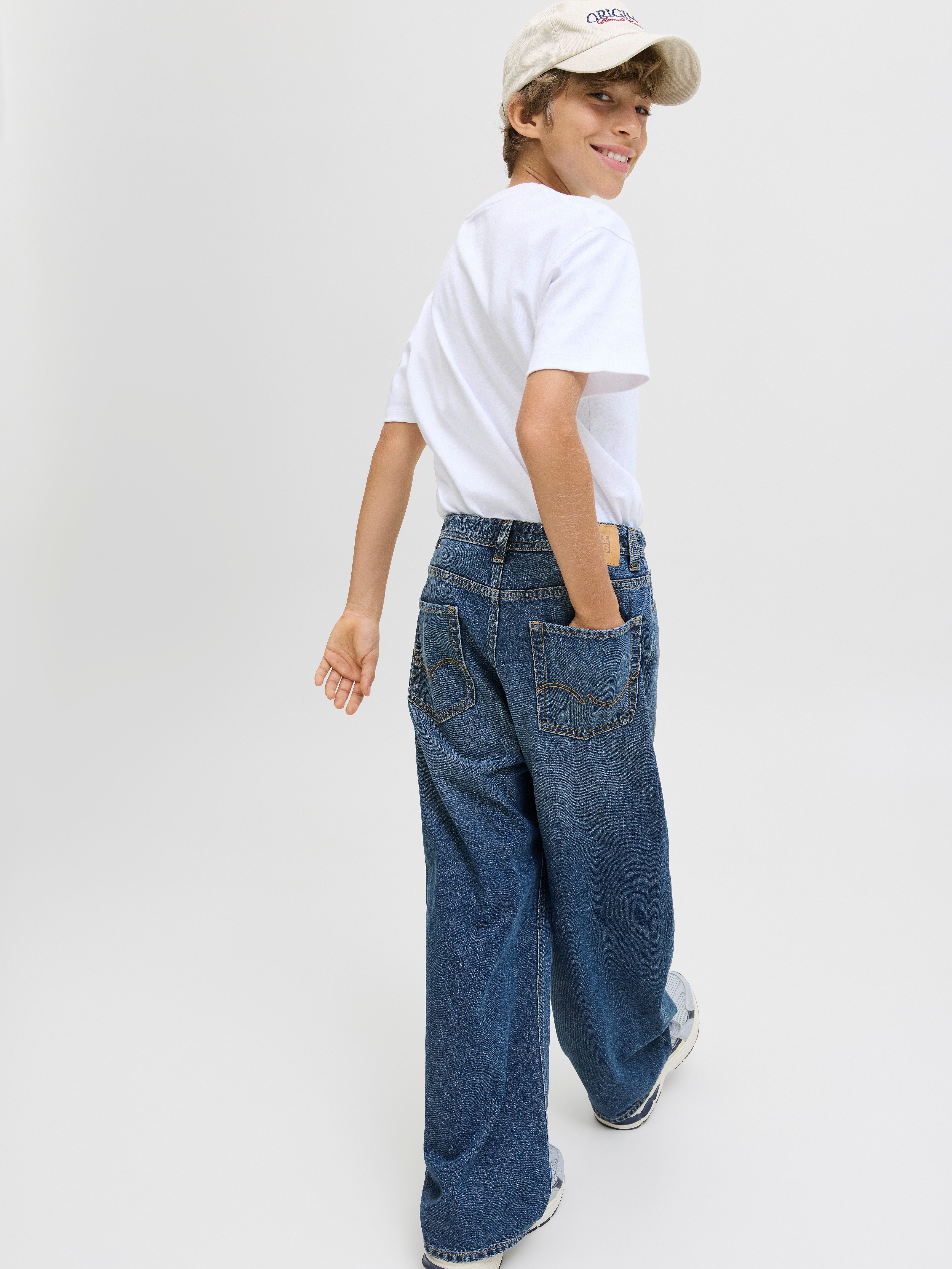 Jack & Jones Junior Mom jeans JJIRON JJORIGINAL SQ 207 SN JNR