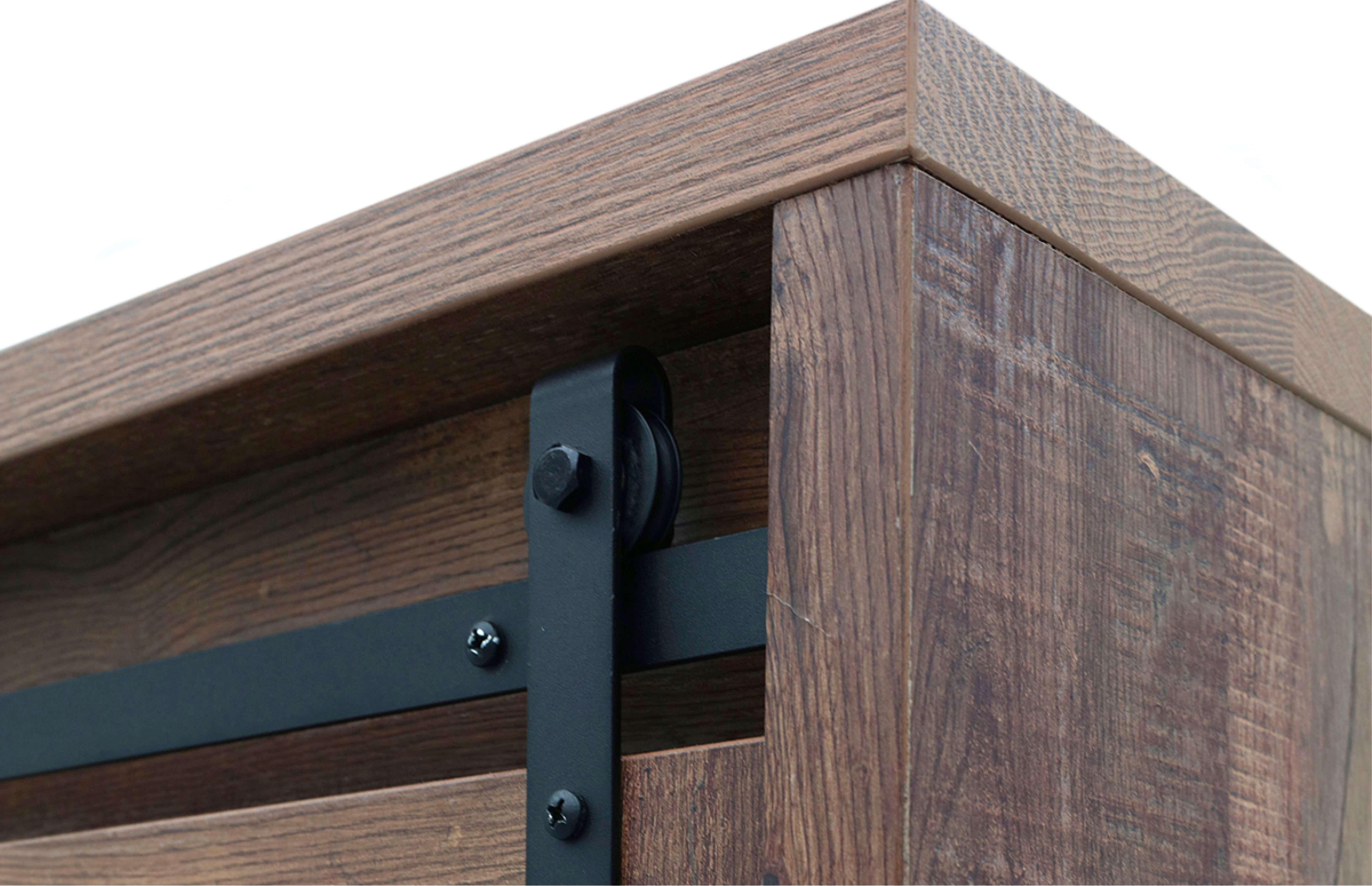 OMG Design Multifunctionele kast Stanley woonkamer kast met schuifdeur, hoogte 170 cm
