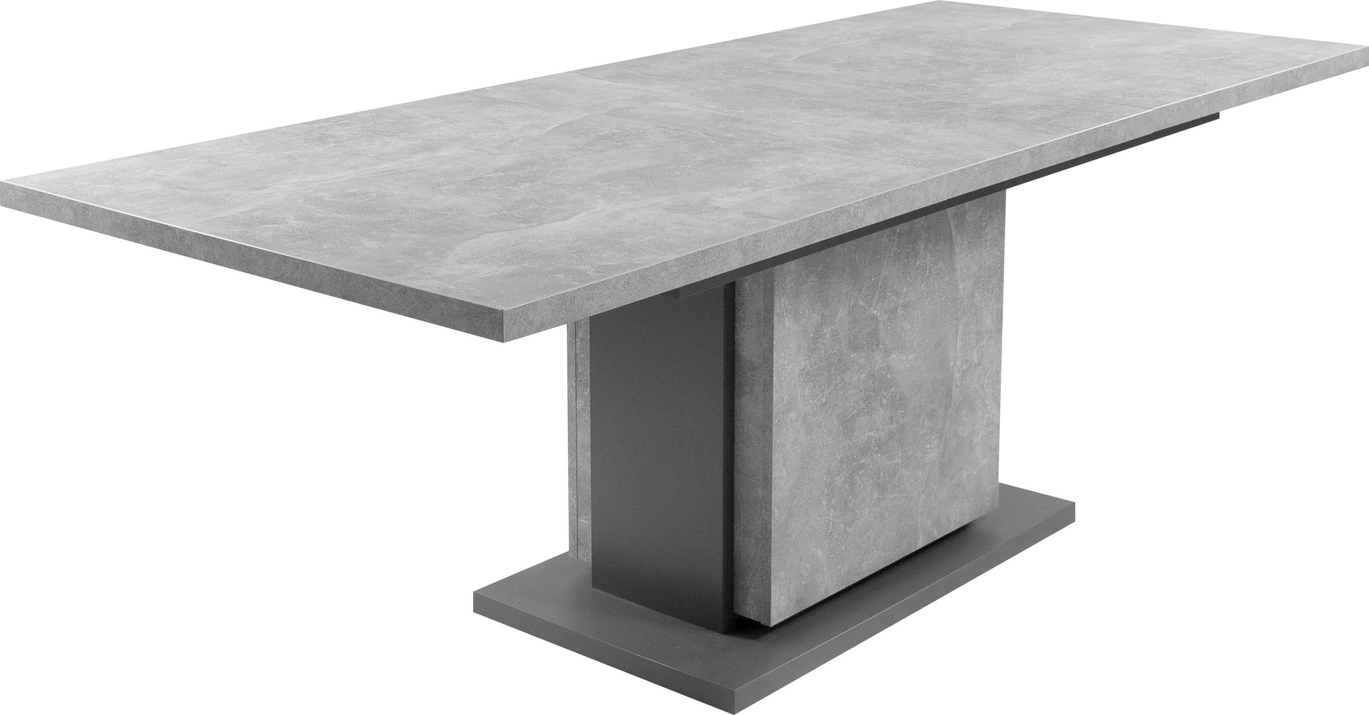 byLIVING Eettafel met uittrekfunctie, in 2 breedten 140-190 cm of 160-215 cm