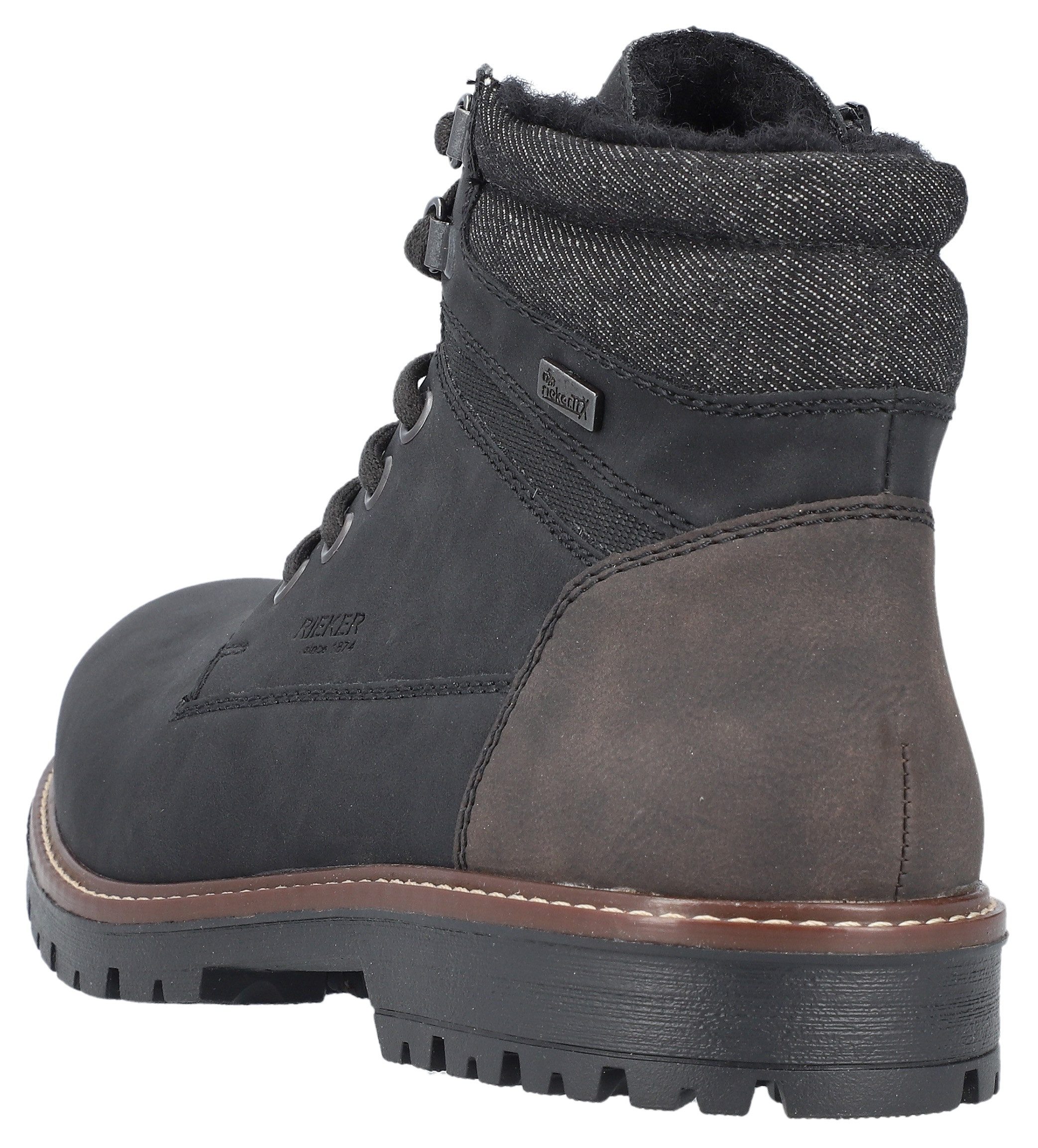 Rieker Winterlaarsjes winterlaarzen, veterschoenen, enkellaars met tex-membraan