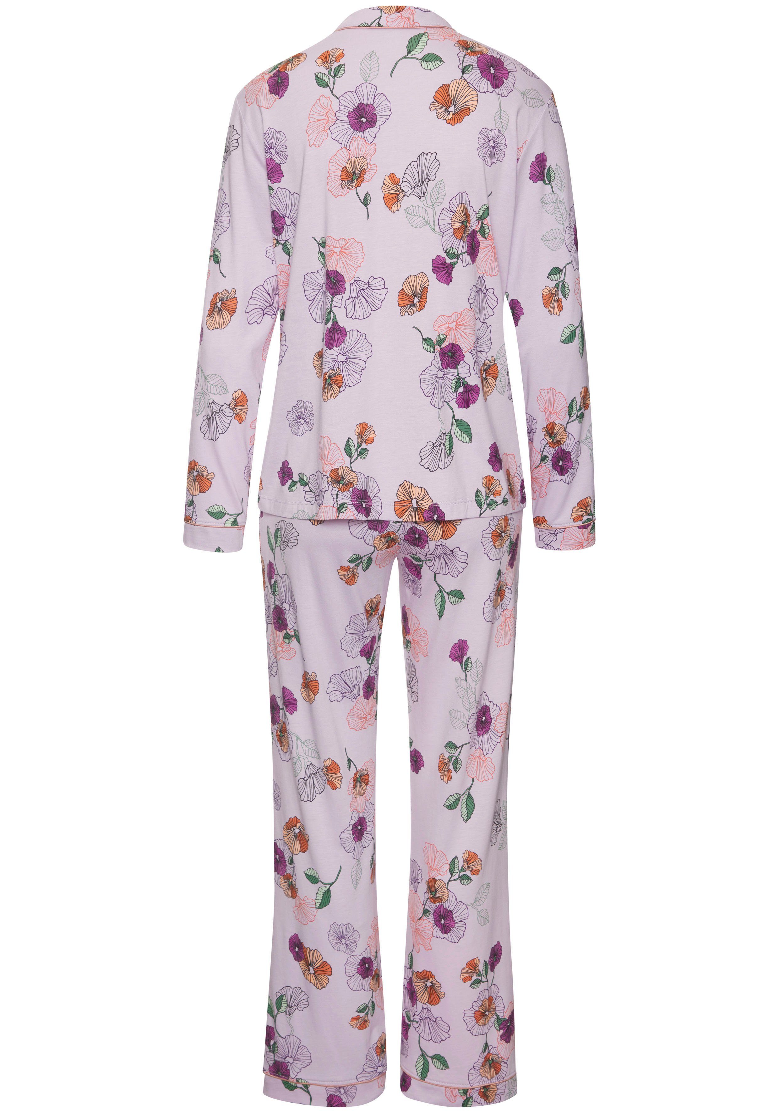 Vivance Dreams Pyjama met bloemdessin (2-delig)