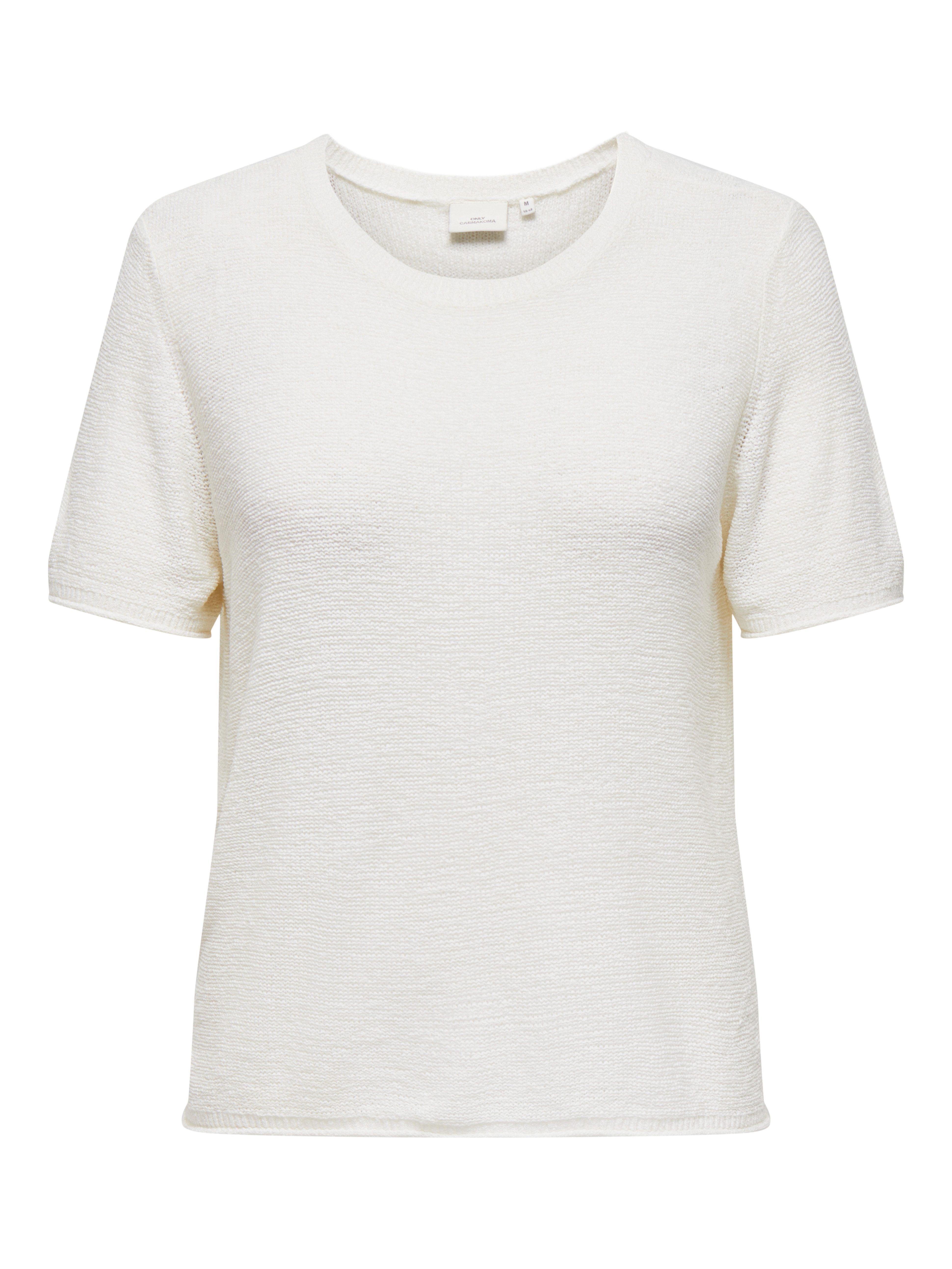 ONLY CARMAKOMA Trui met korte mouwen CARSUNNY S/S PULLOVER KNT NOOS