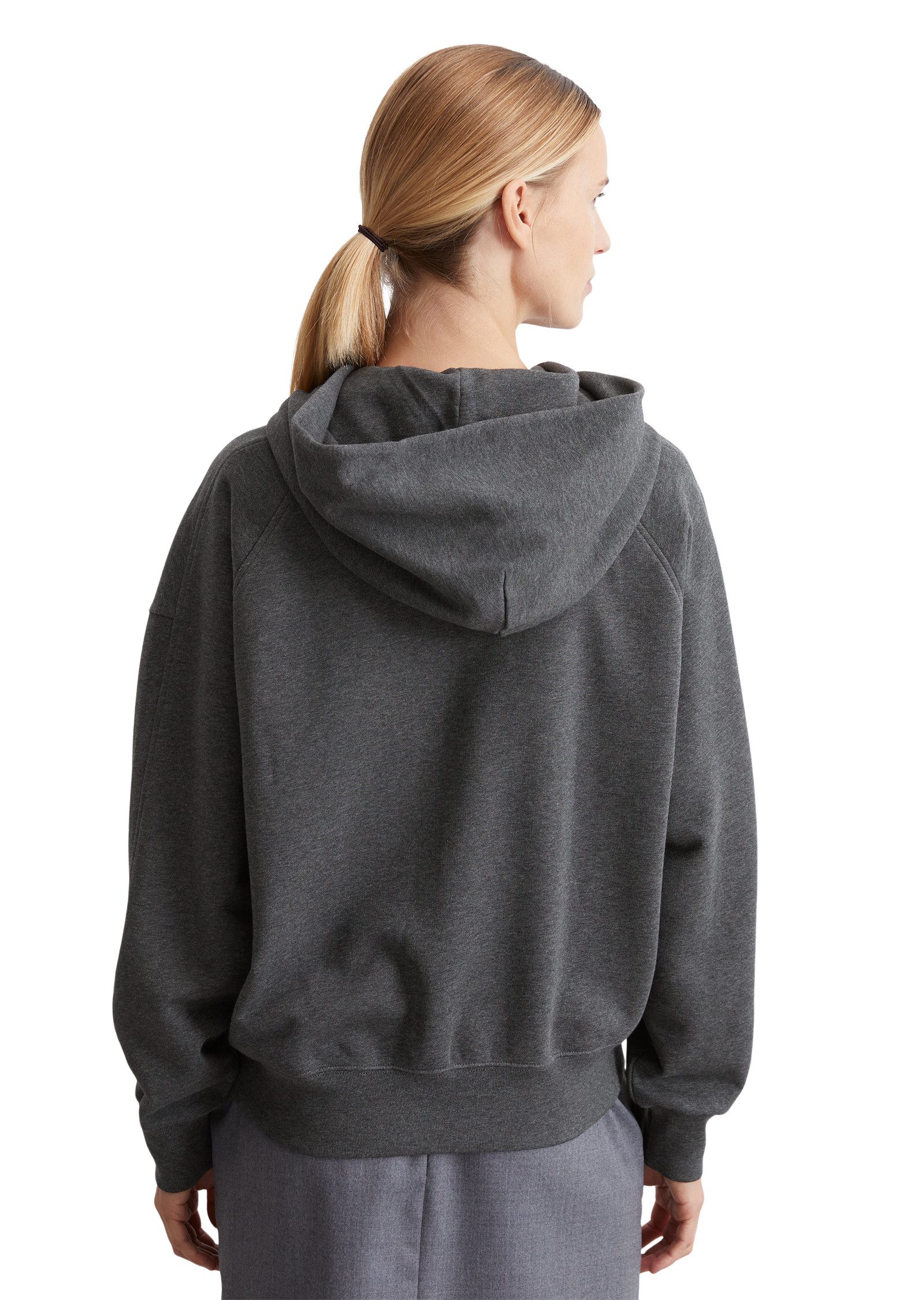 Marc O'Polo Hoodie met logoborduursel