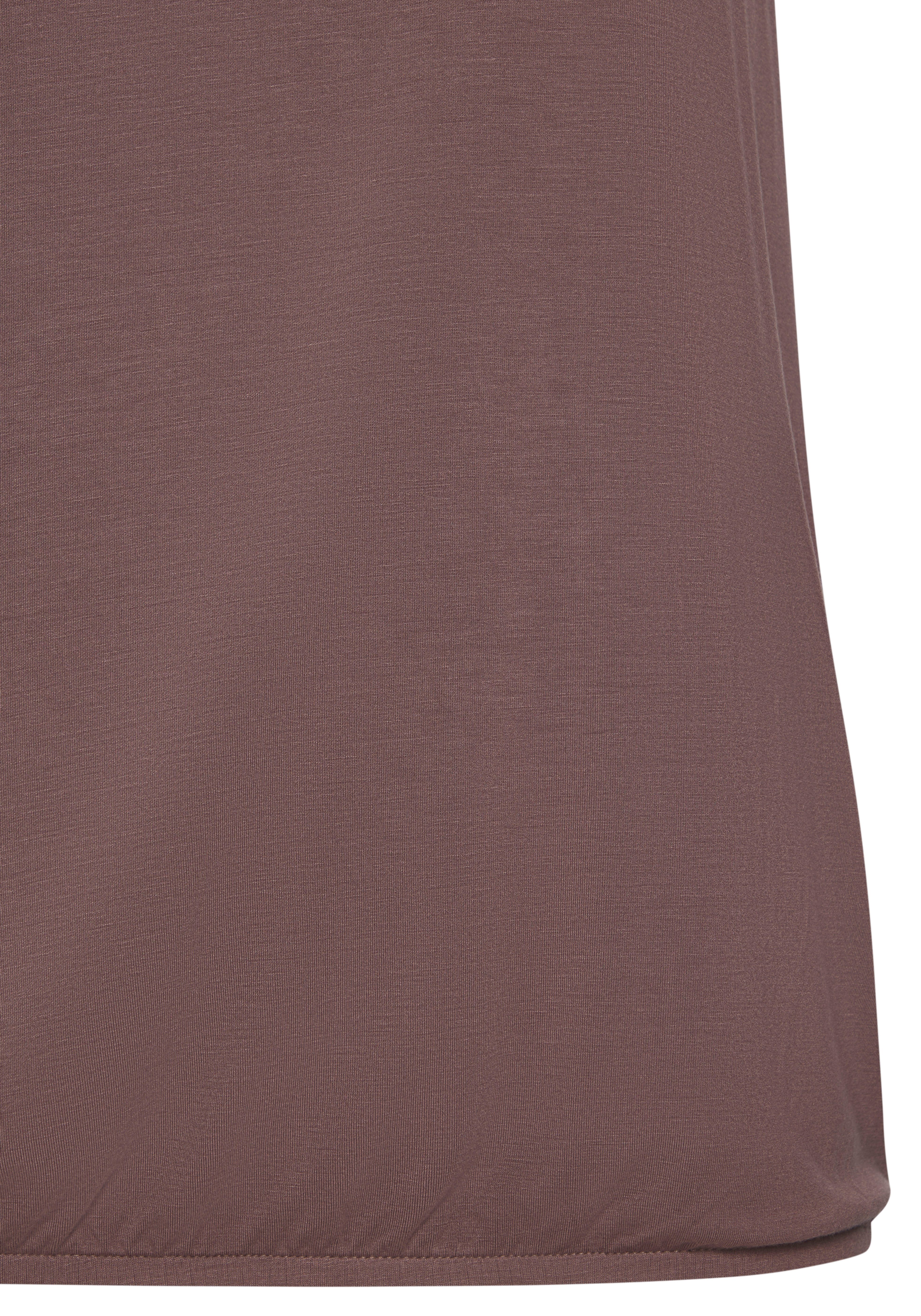 Vivance Top Met elastische glitters van zachte viscose-stretch (Set van 2)