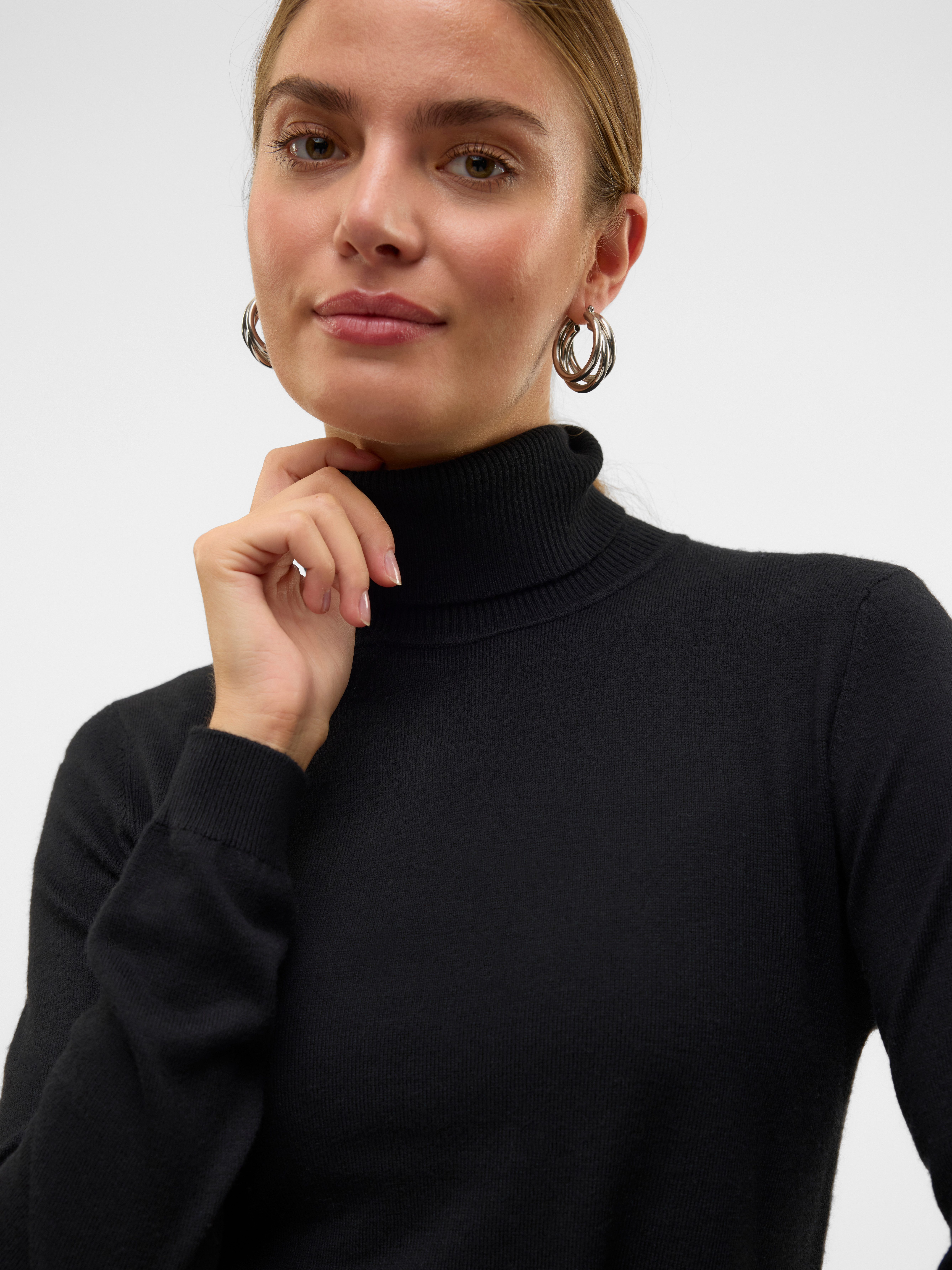Vero Moda Gebreide trui VMIRIS LS ROLLNECK PULLOVER GA NOOS