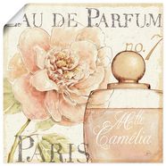artland artprint bloemen en parfum ii in vele afmetingen  productsoorten -artprint op linnen, poster, muursticker - wandfolie ook geschikt voor de badkamer (1 stuk) beige