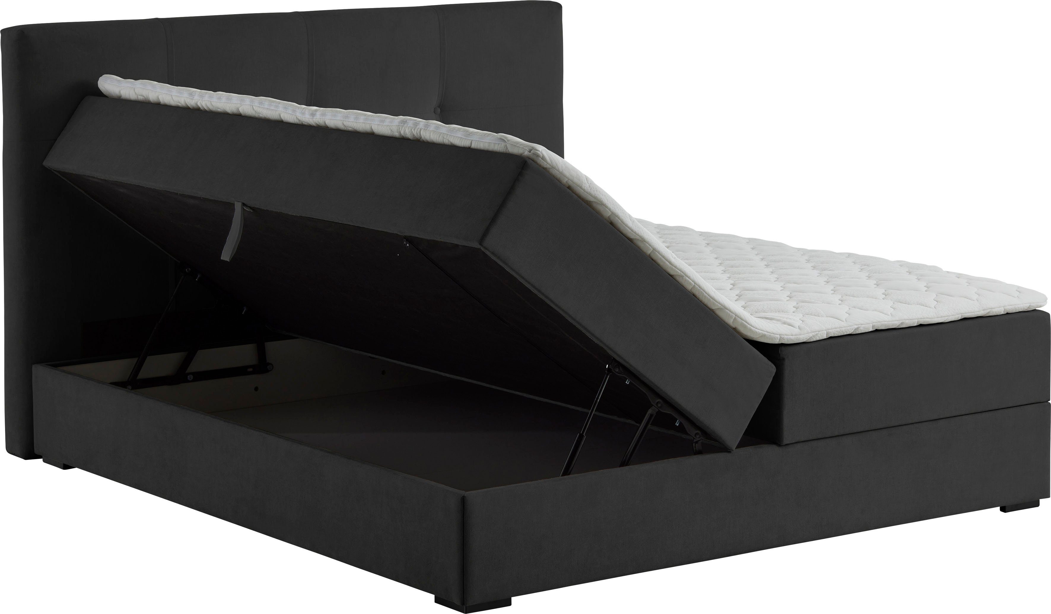 ATLANTIC home collection Boxspring Lucy met bedkist
