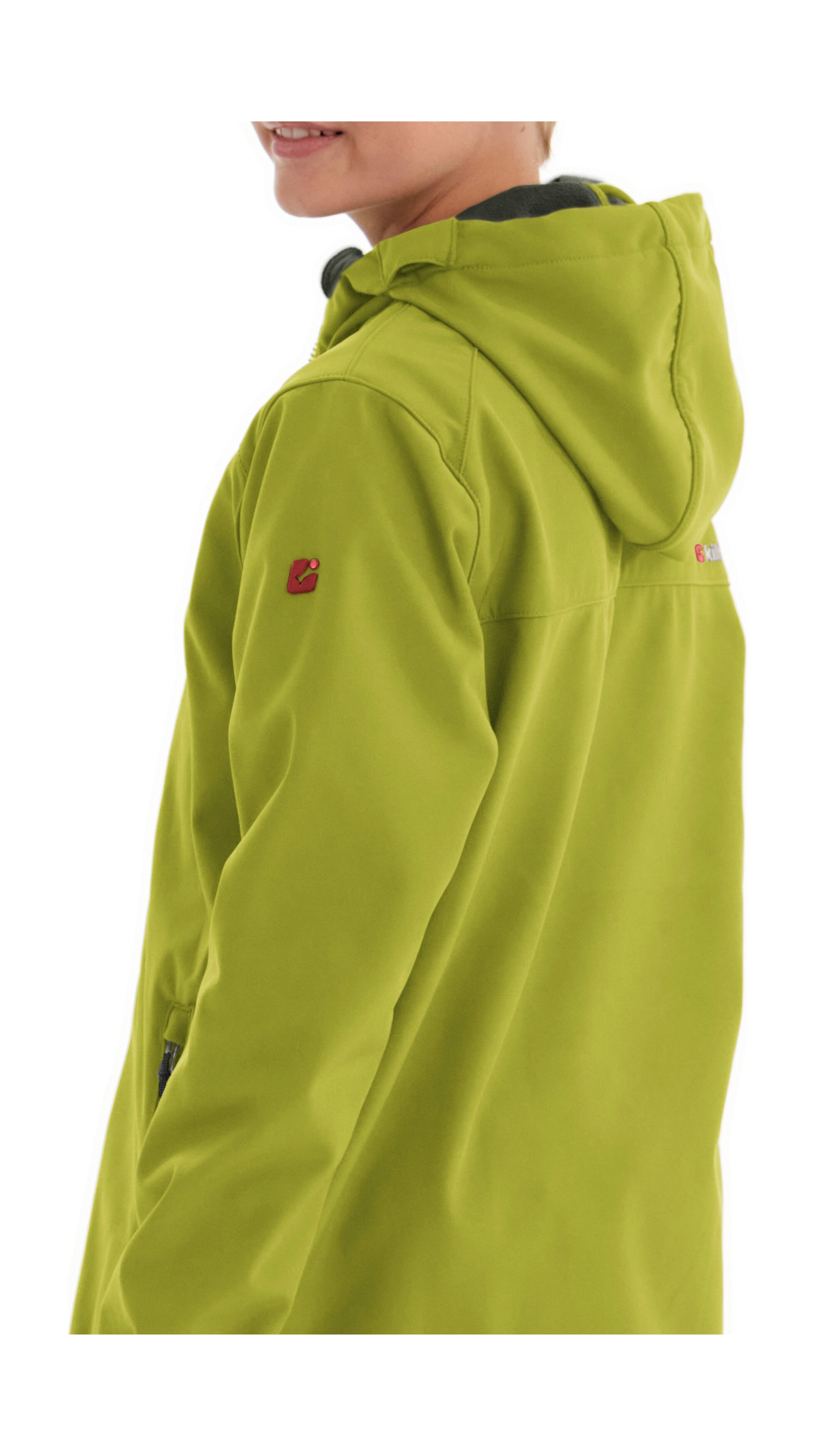 Killtec Softshell-jack Boys softshell-jack Waterafstotende softshelljack met capuchon, fleece en PFAs-vrij