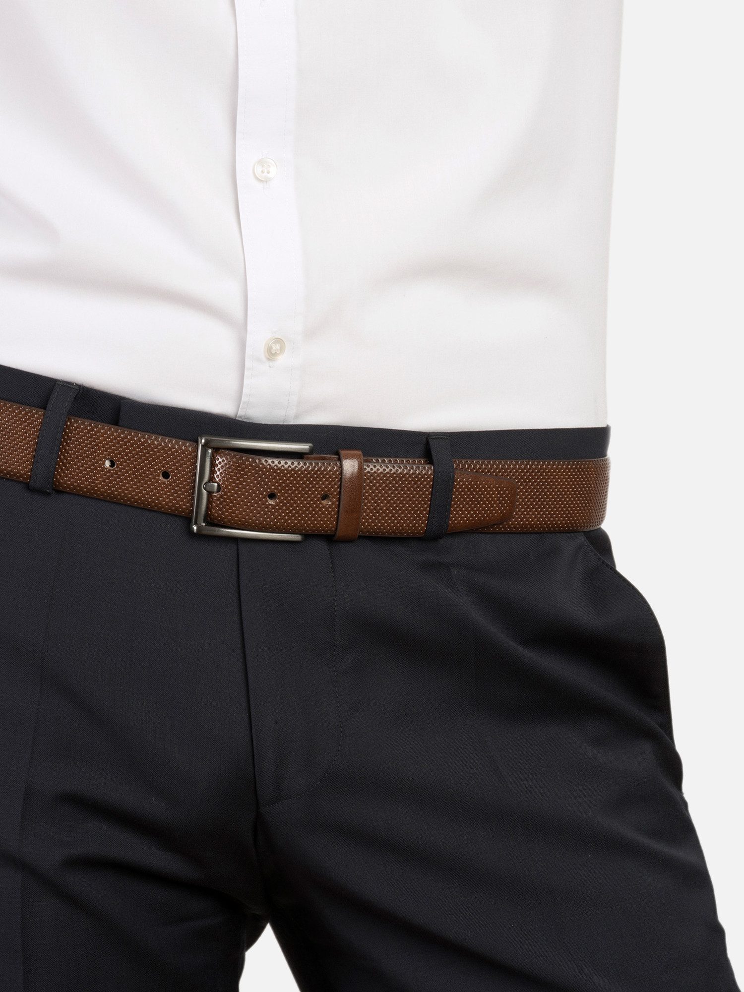 MONTI Leren riem Dublin