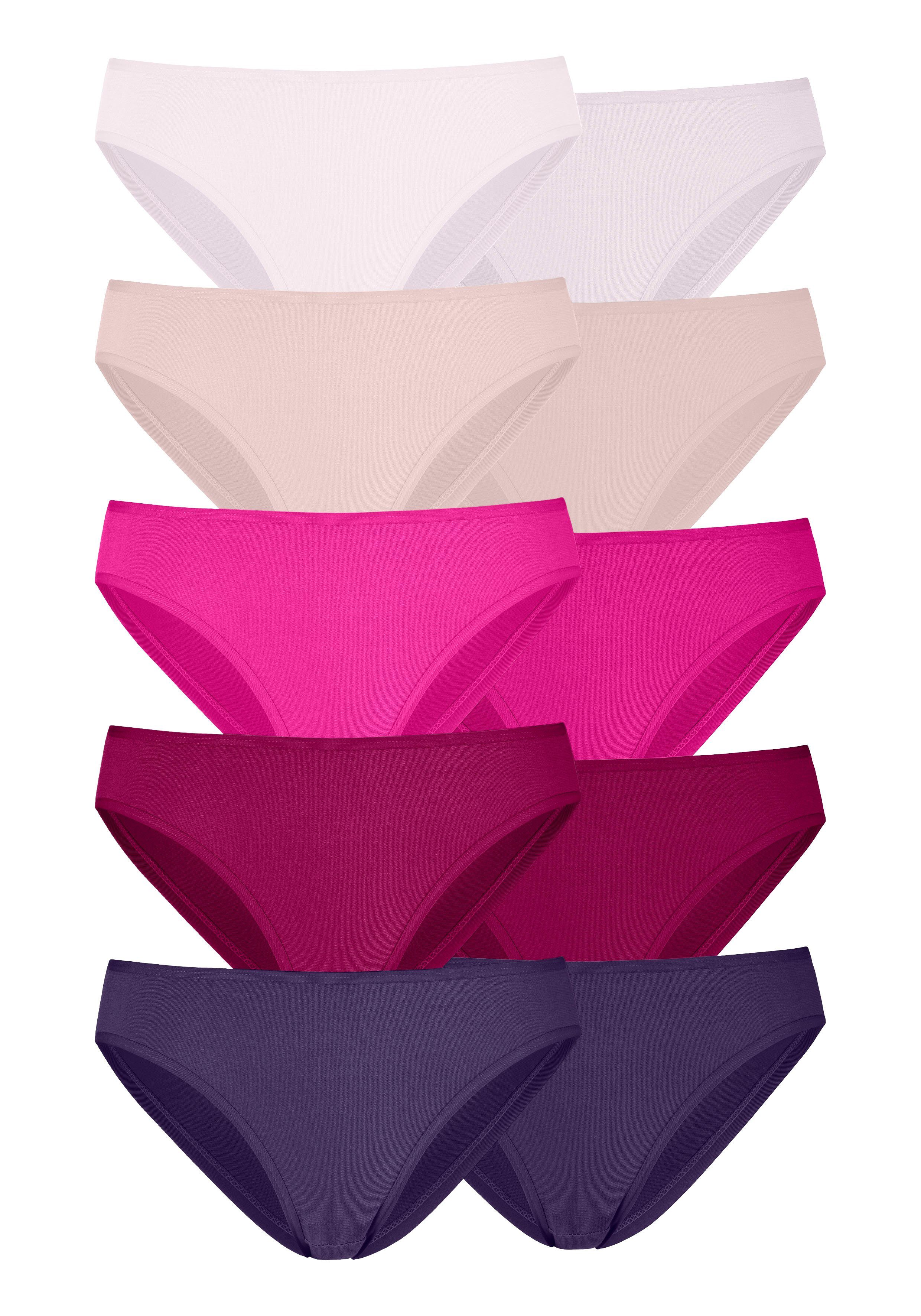 Petite fleur Bikinibroekje van elastisch katoen (set, 10 stuks, 10 stuks)