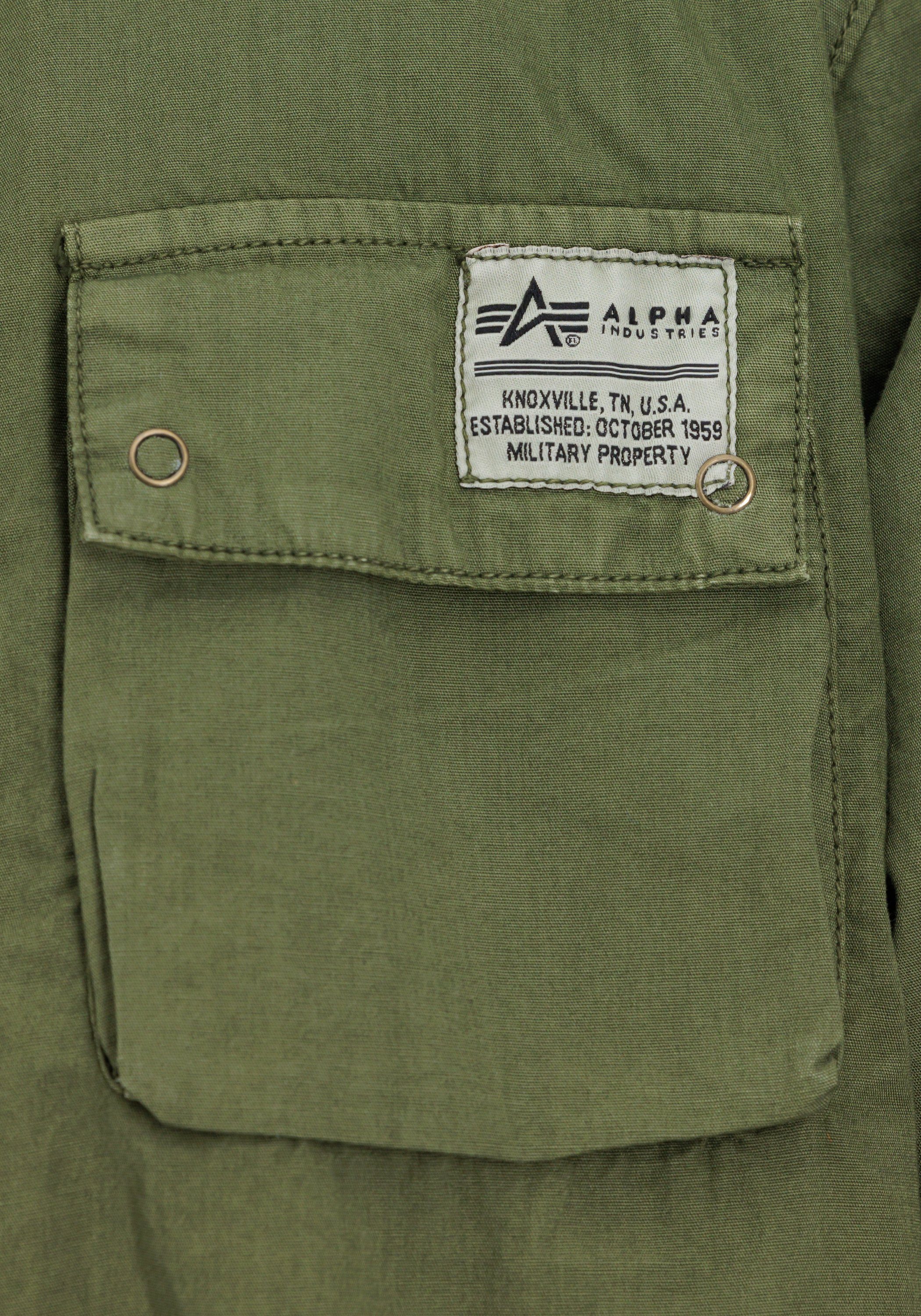 Alpha Industries Overhemdjasje Men Overshirts Urban Military Shirt
