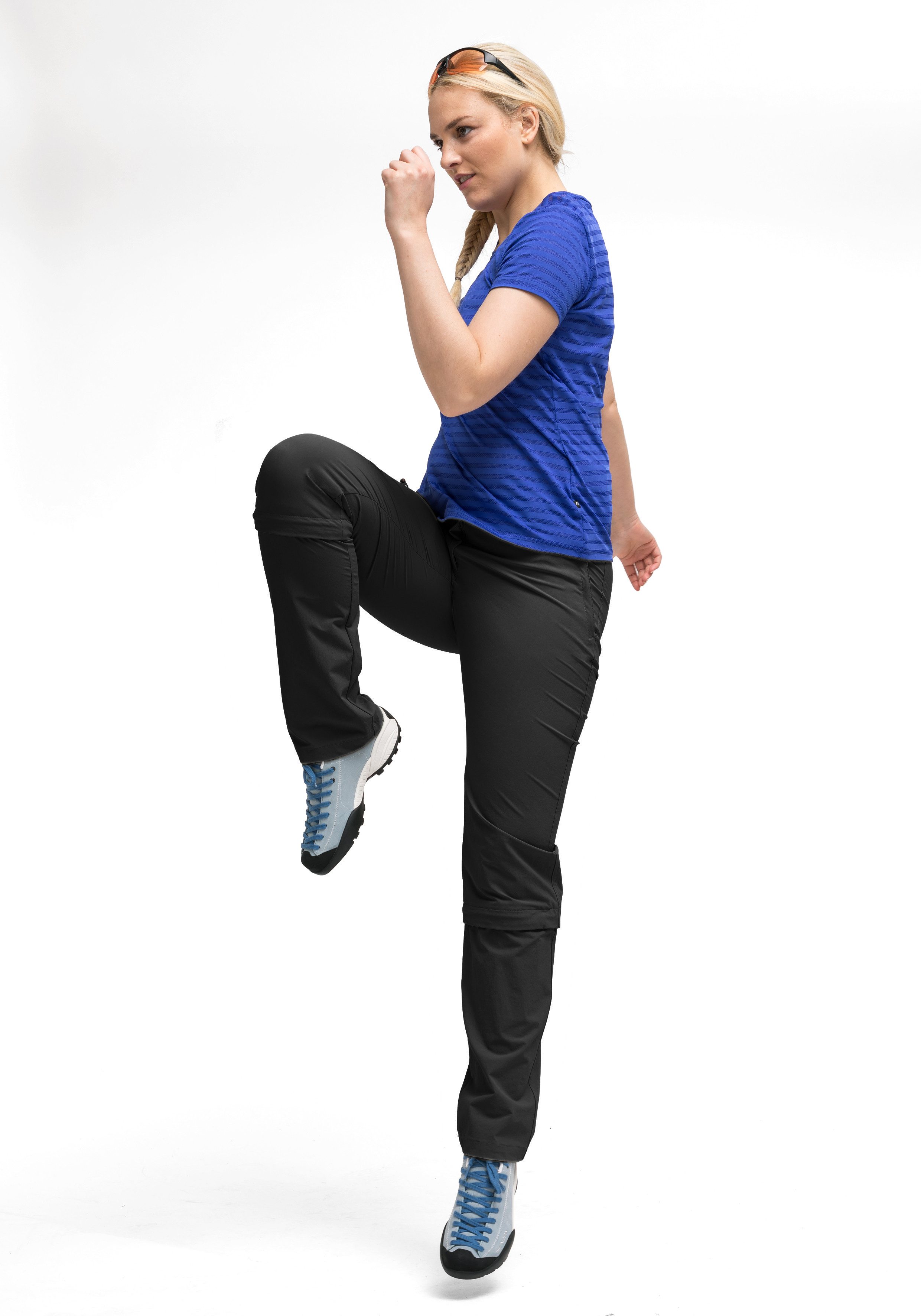 Maier Sports Functionele broek Arolla Dames wandelbroek, afritsbare outdoorbroek, 3 zakken, regular fit