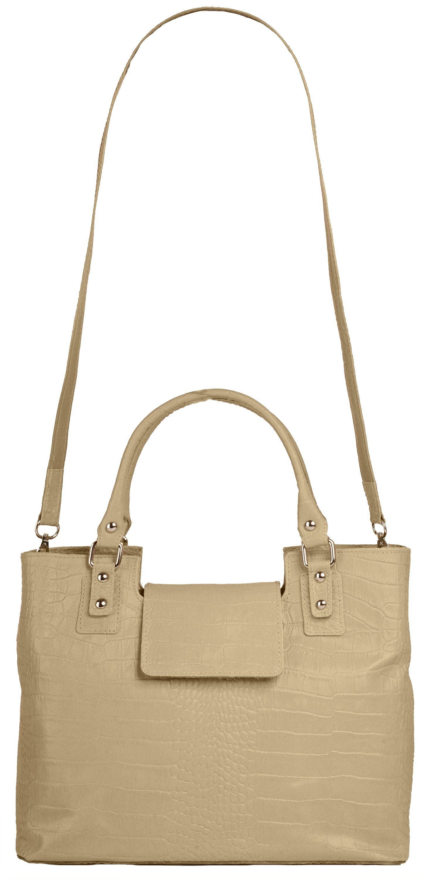 Cluty Tas echt leer, made in italy