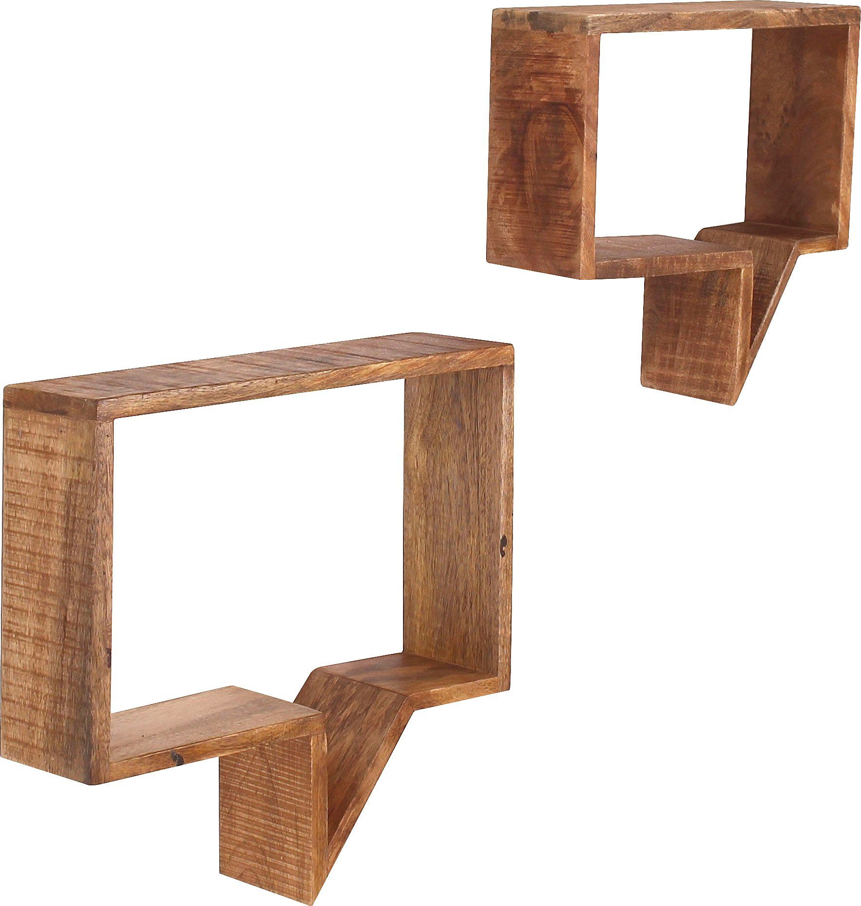 Home affaire Wandplank Titlis wandplanken & -rekken maat 50x13x46 cm beige