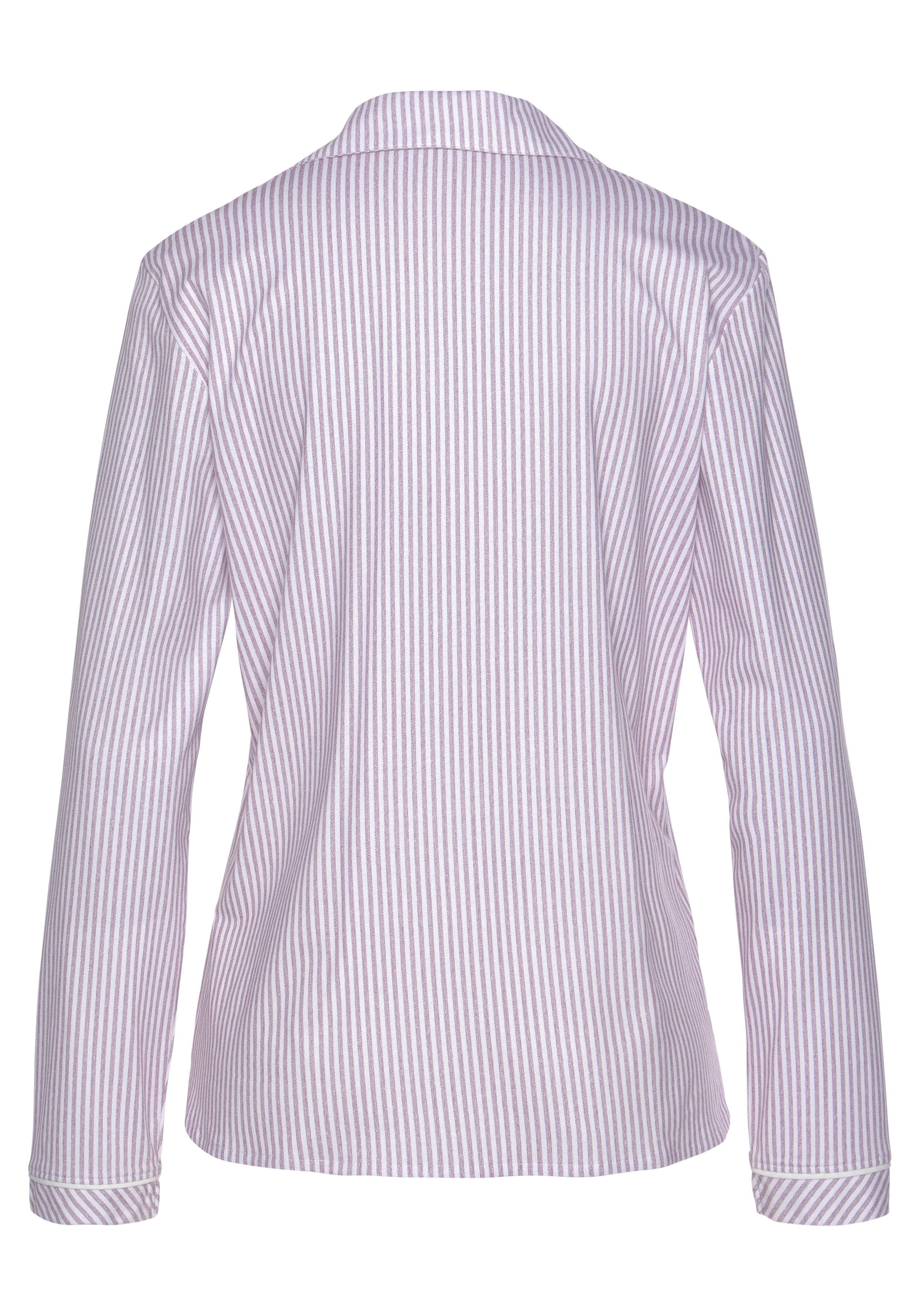 s.Oliver RED LABEL Beachwear Pyjama top in gestreept ontwerp