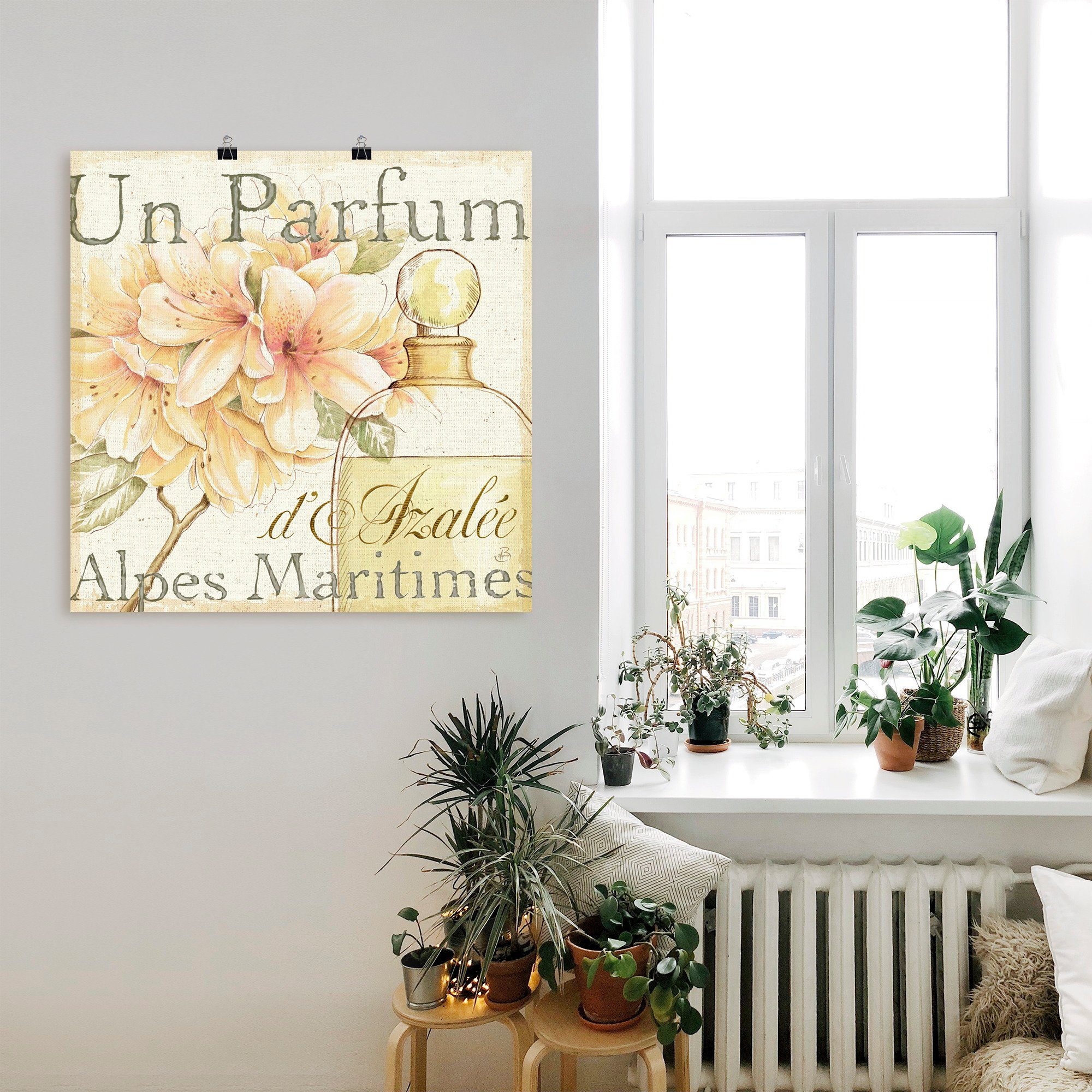 Artland Poster Bloemen en parfum III als artprint op linnen, muursticker of poster in verschillende maten