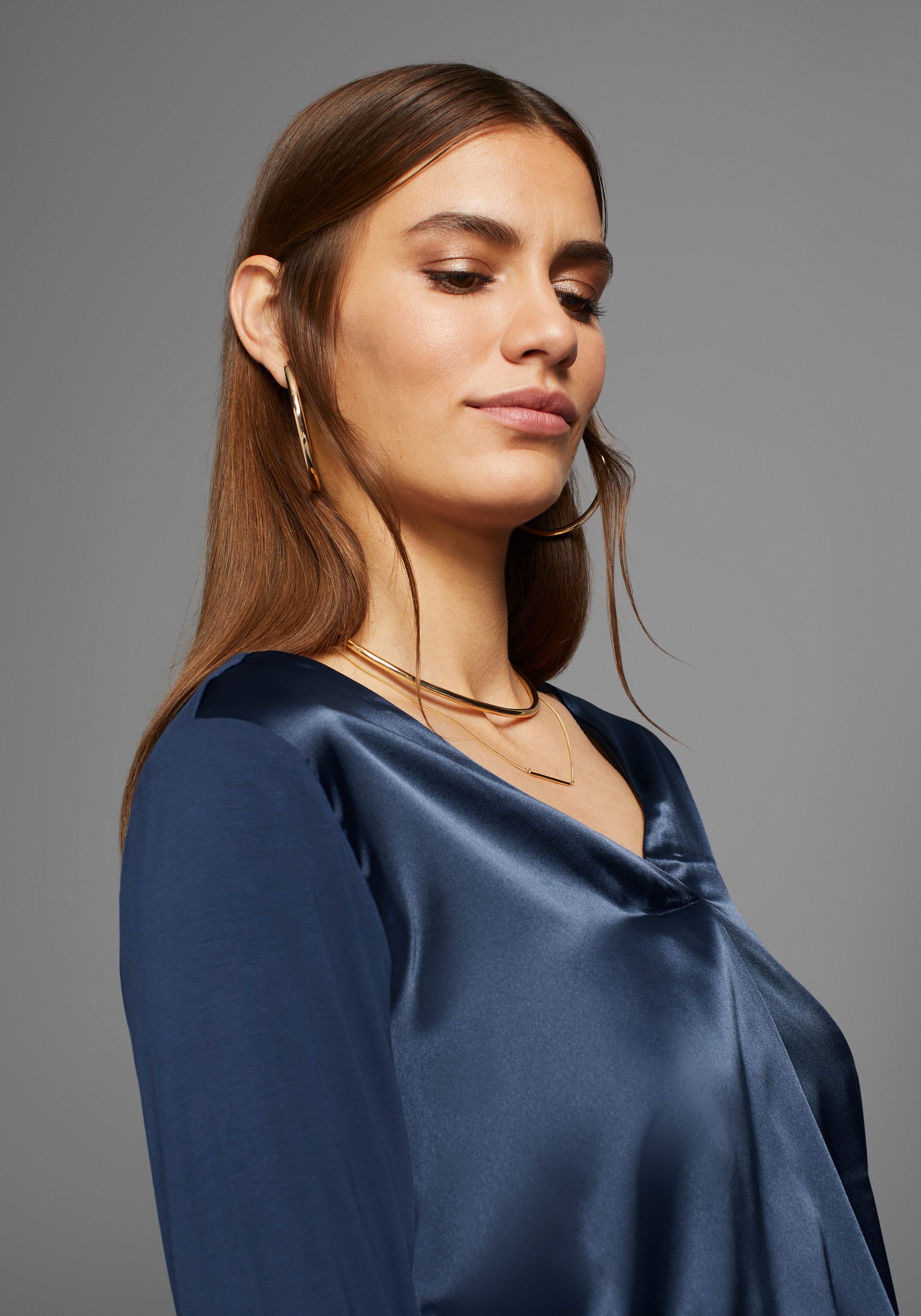 HECHTER PARIS Shirtblouse met v-hals