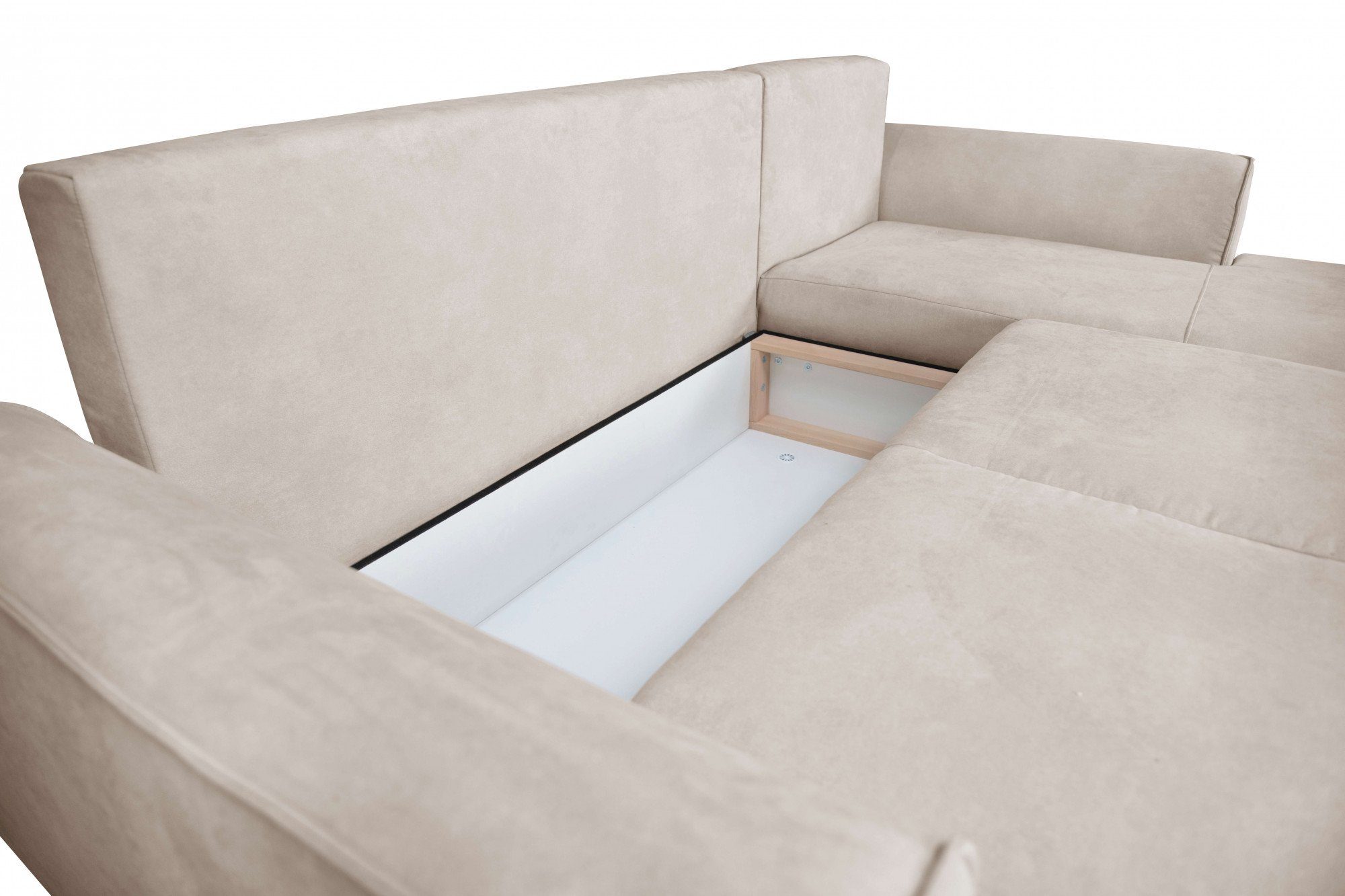 INOSIGN Hoekbank BEATRICE optionele slaapbank met bedlade, B/D/H: 265/170/86 cm