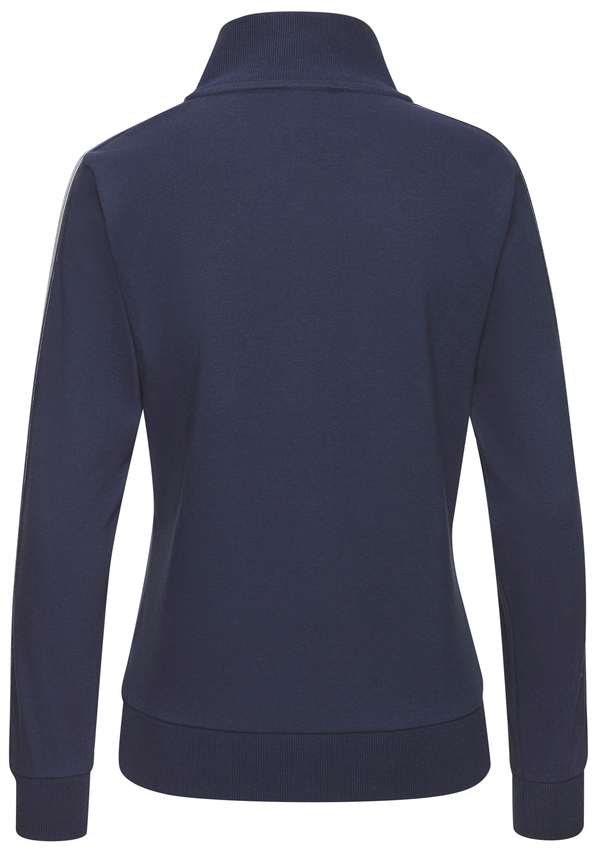 H.I.S Sweatvest met gestreepte tape aan de mouwen