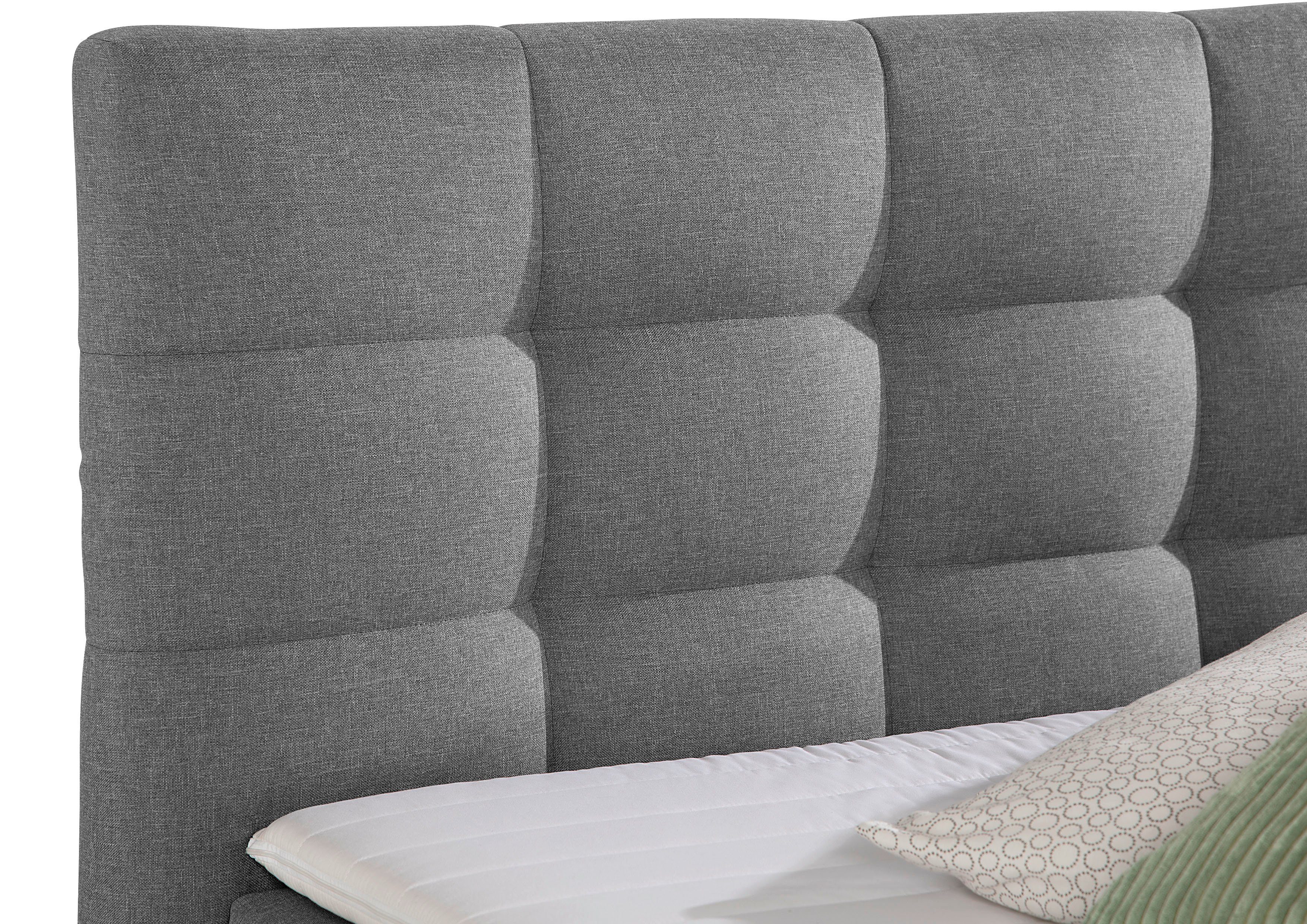 Home affaire Boxspring Moulay incl. topmatras, in extra lang 220 cm, 3 hardheden, ook in h4