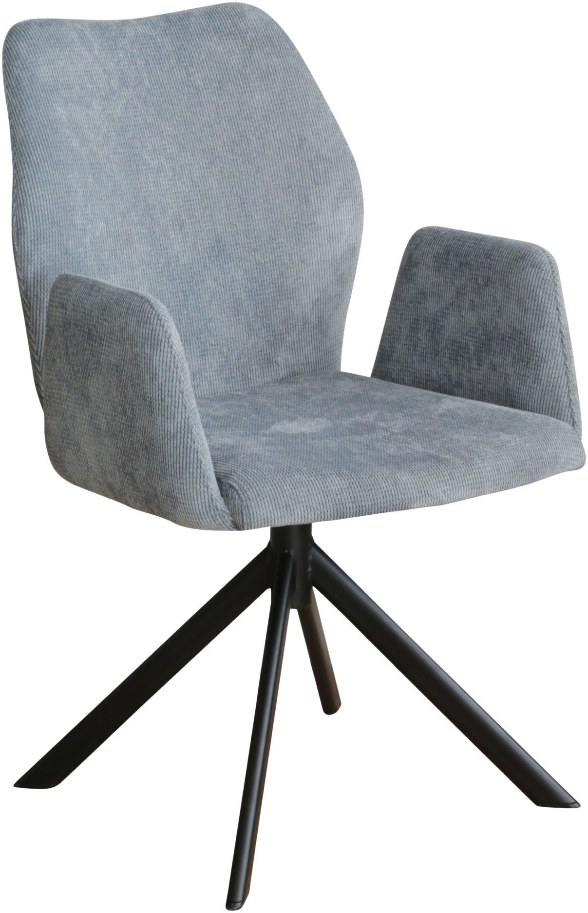 Home affaire Stoel met armleuningen Hacienda moderne cordbekleding (set)