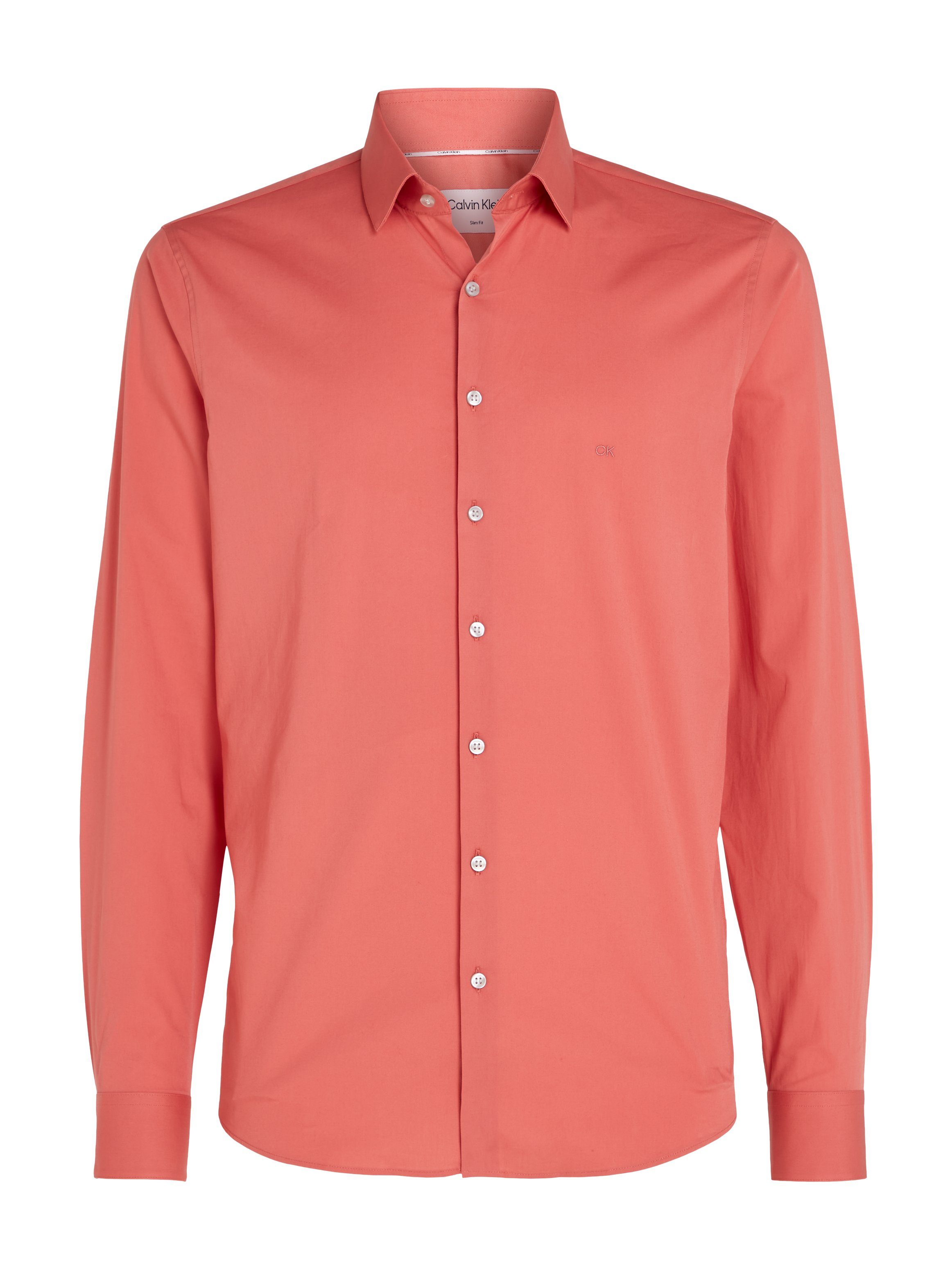 Calvin Klein Businessoverhemd POPLIN STRETCH SLIM SHIRT