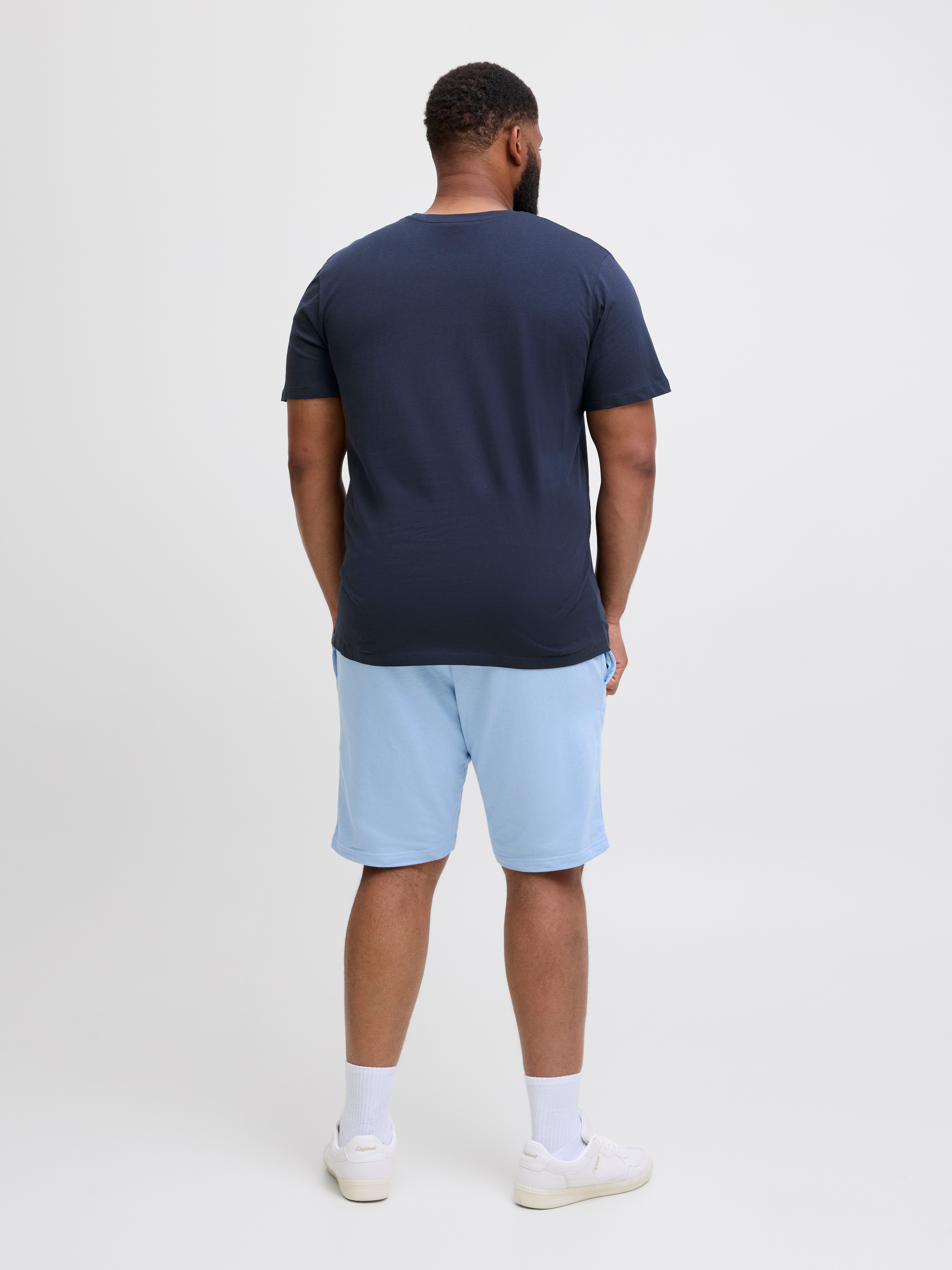Jack & Jones PlusSize Shirt met ronde hals JJJAXON TEE SS CREW NECK PLS