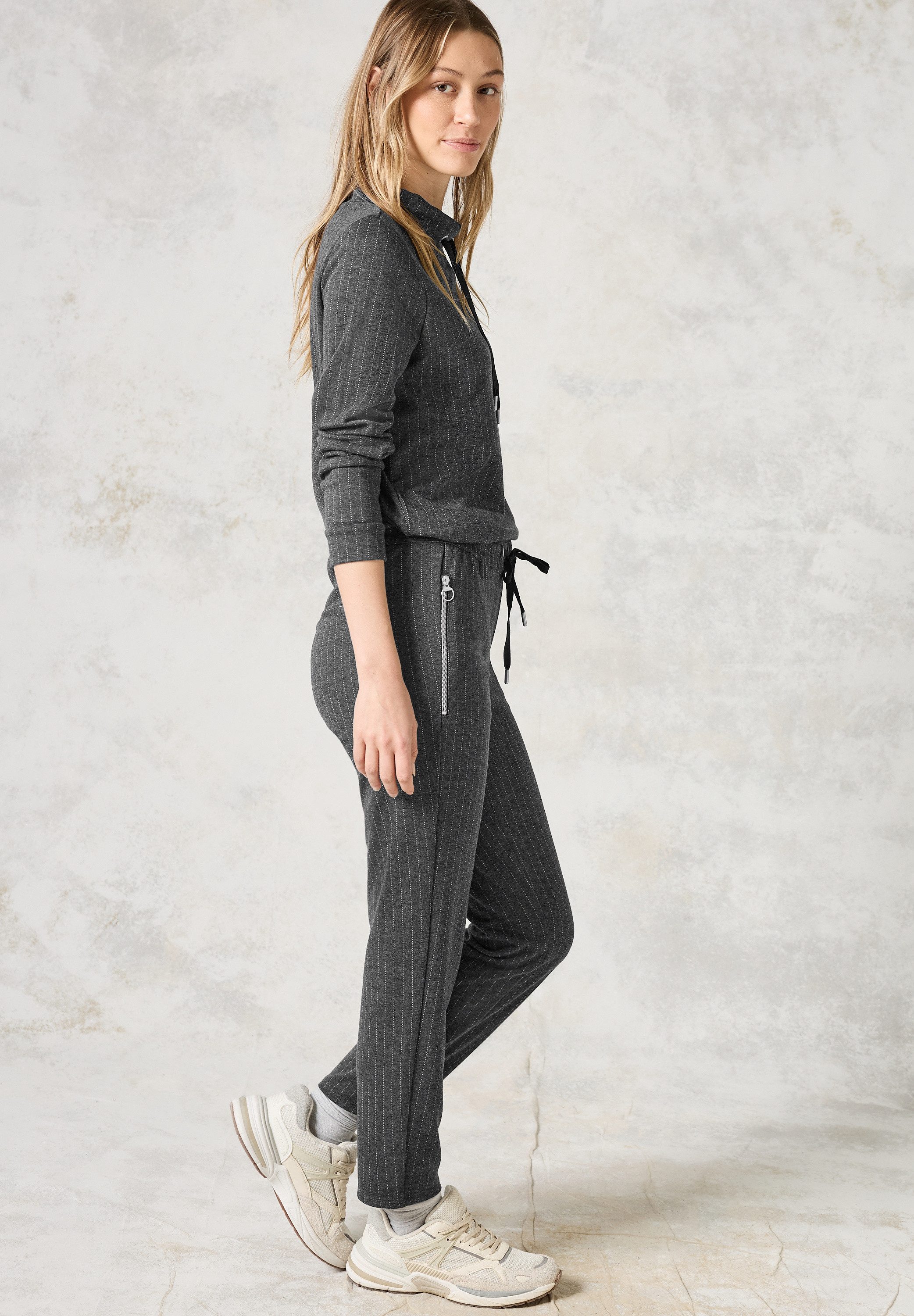 Cecil Stoffen broek Stijl Tracey in naaldstrepenlook
