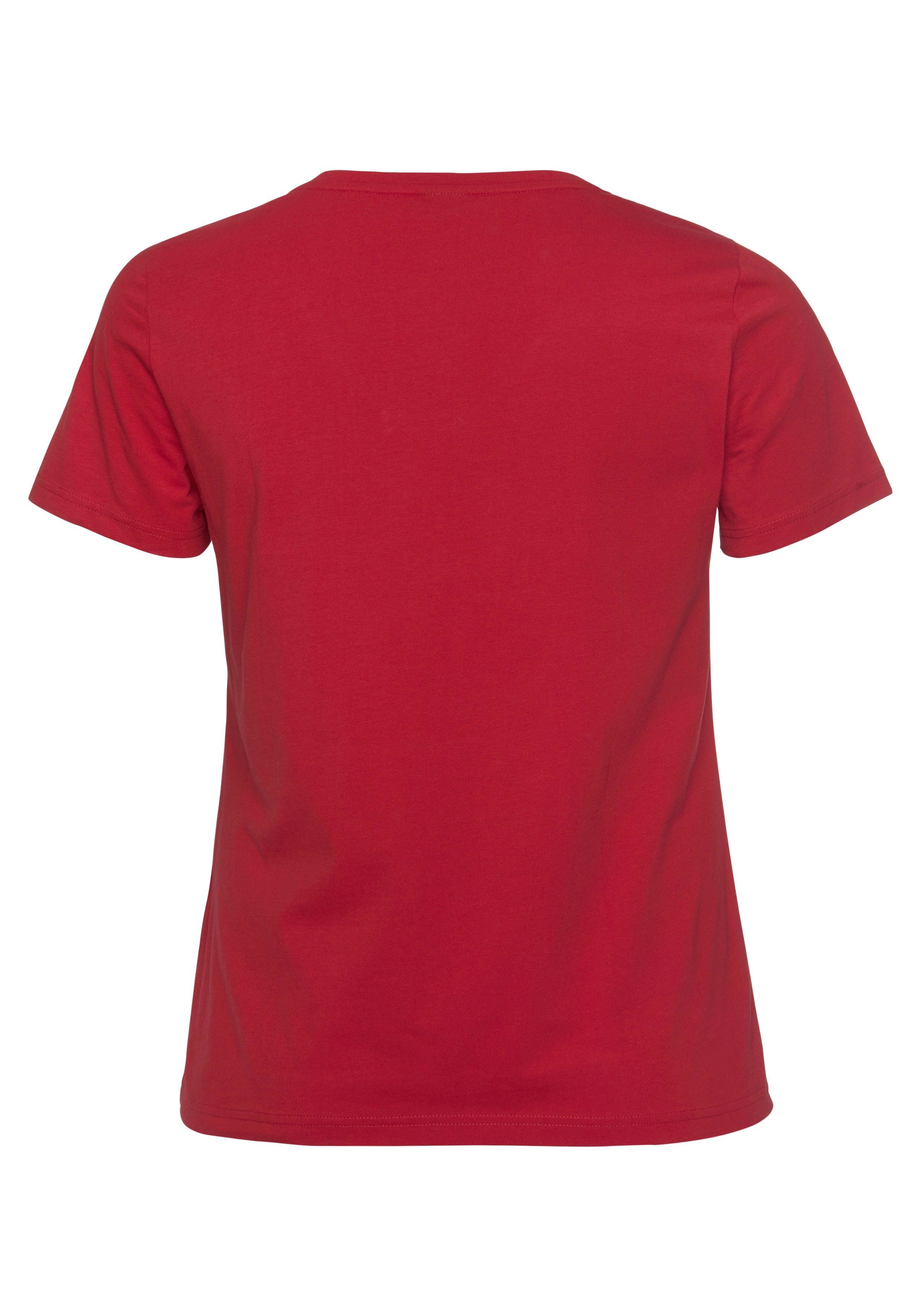 H.I.S T-shirt Essential basics figuurvolgende snit, van katoen (Set van 3)