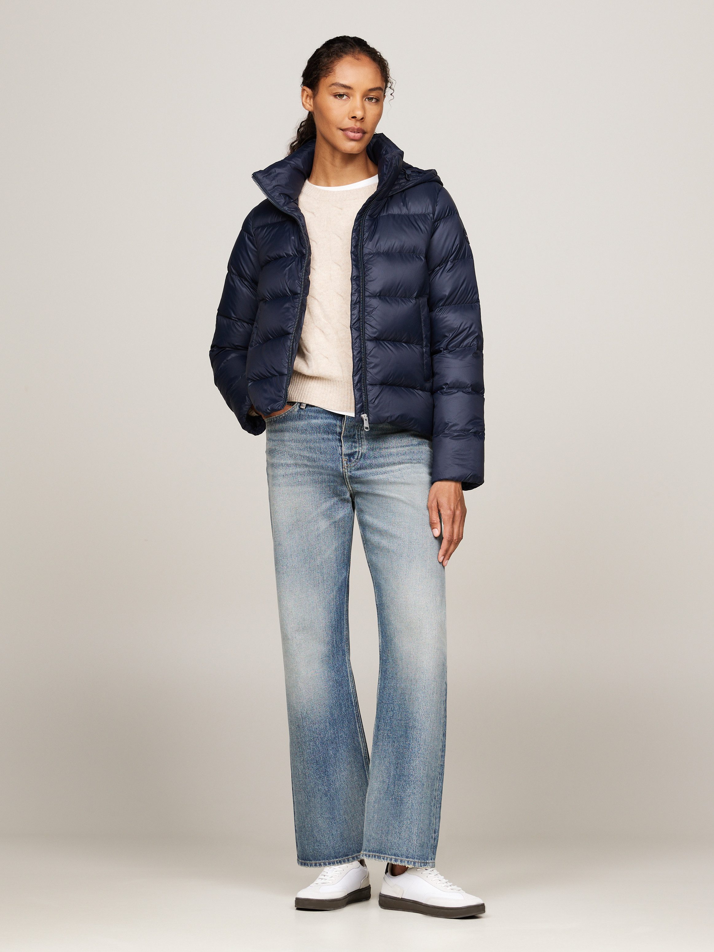 Tommy Hilfiger Gewatteerde jas met gestempeld logo